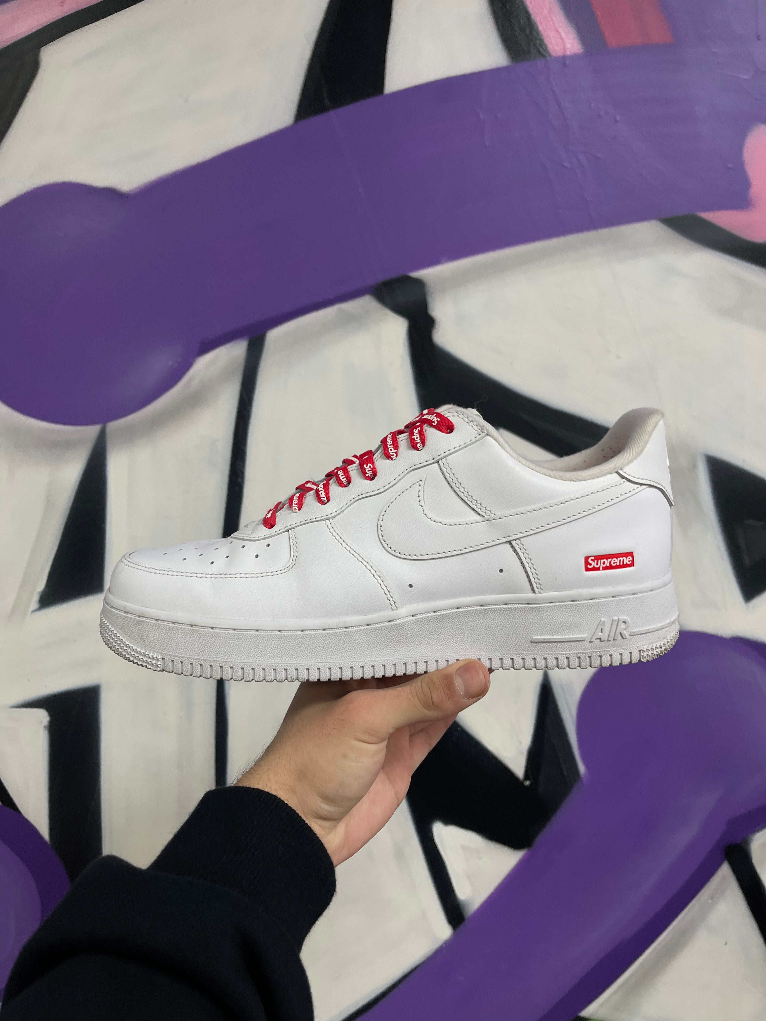 Supreme Nike AF1 White Sneakers