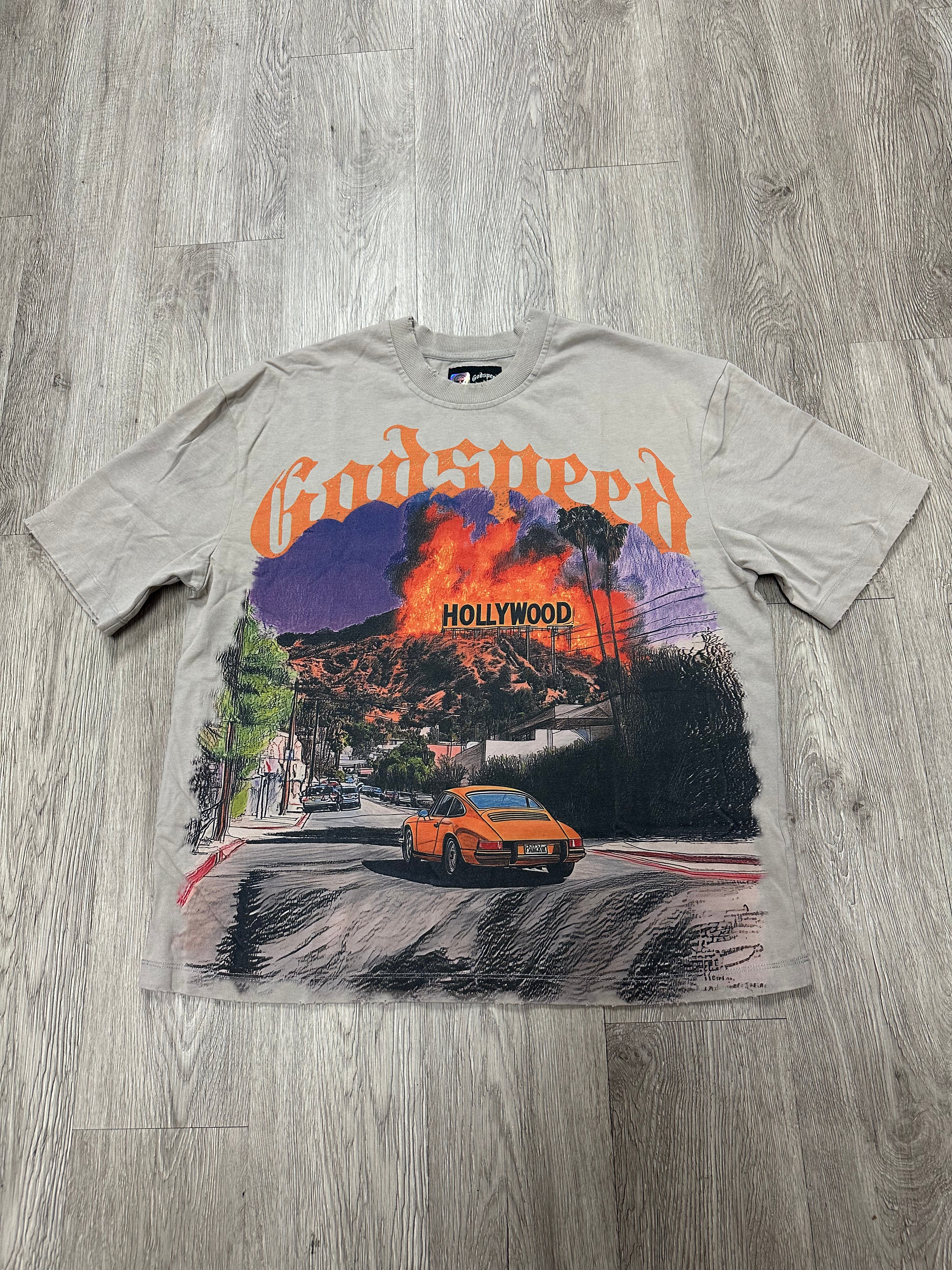 Godspeed Wave Los Scandalous Stone Wash Tee