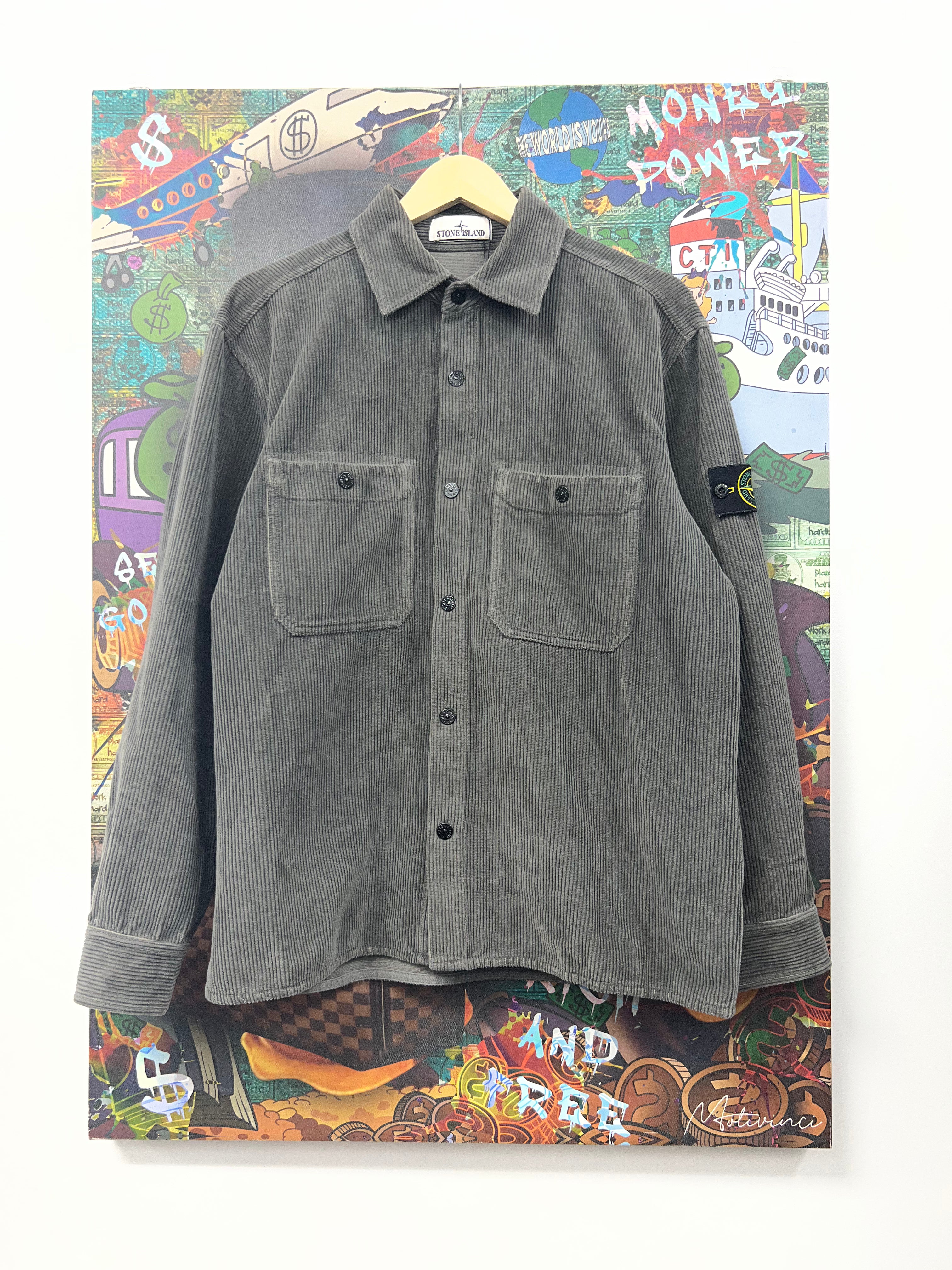 Stone Island Corduroy Button Down Jacket
