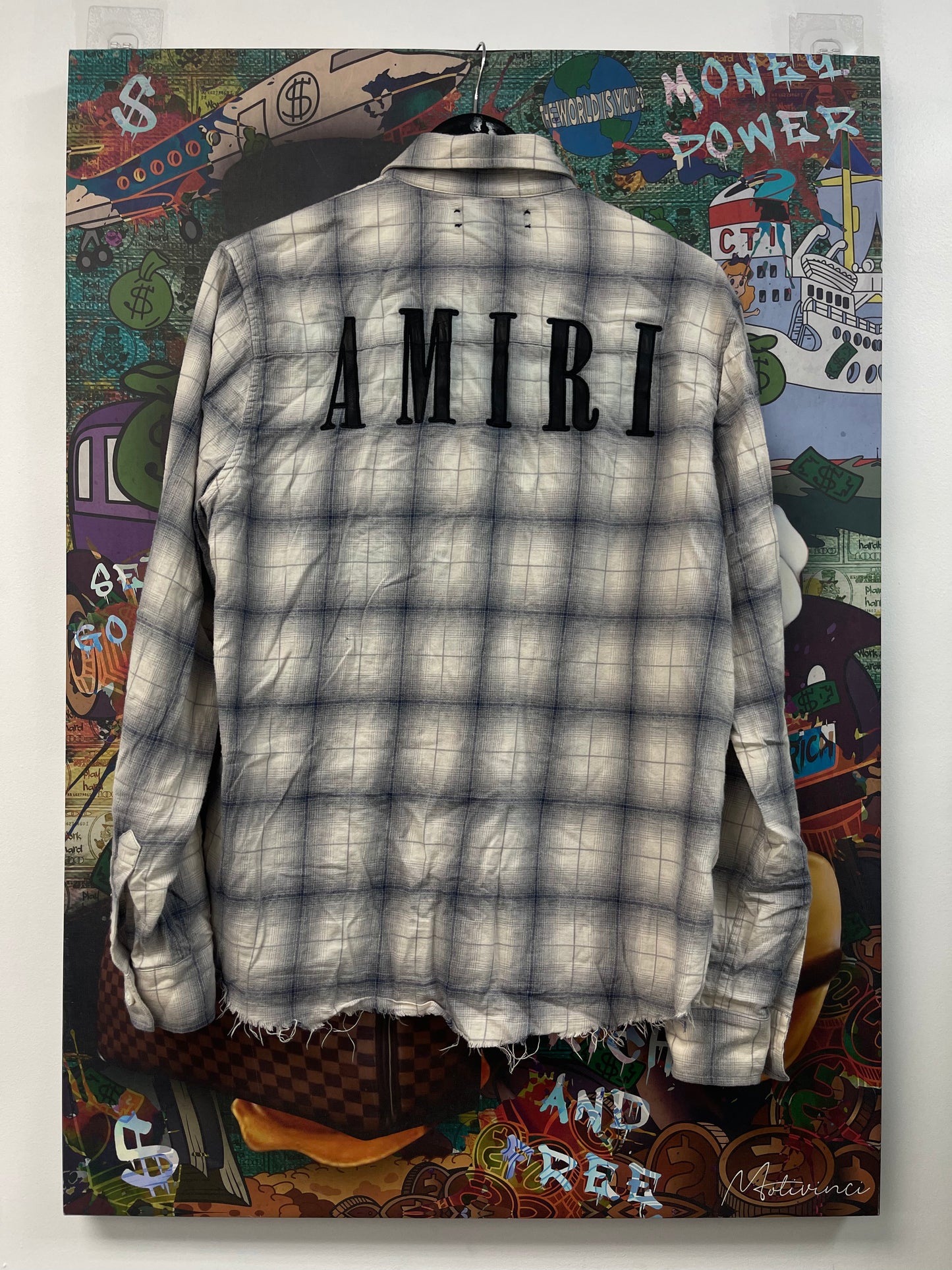 Amiri Logo Flannel