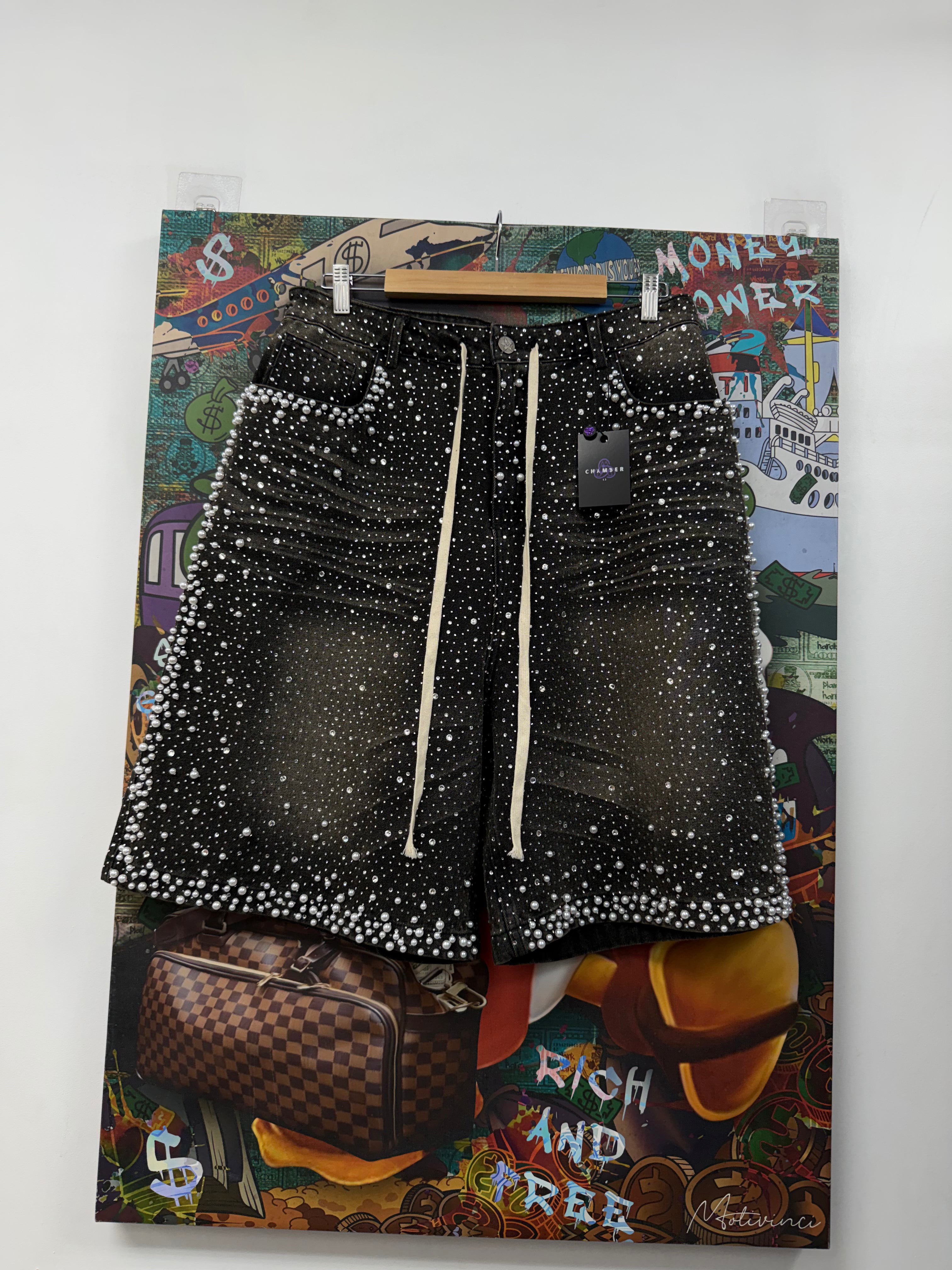 Vale Brown Rainstorm (Altered Fits 34) Shorts