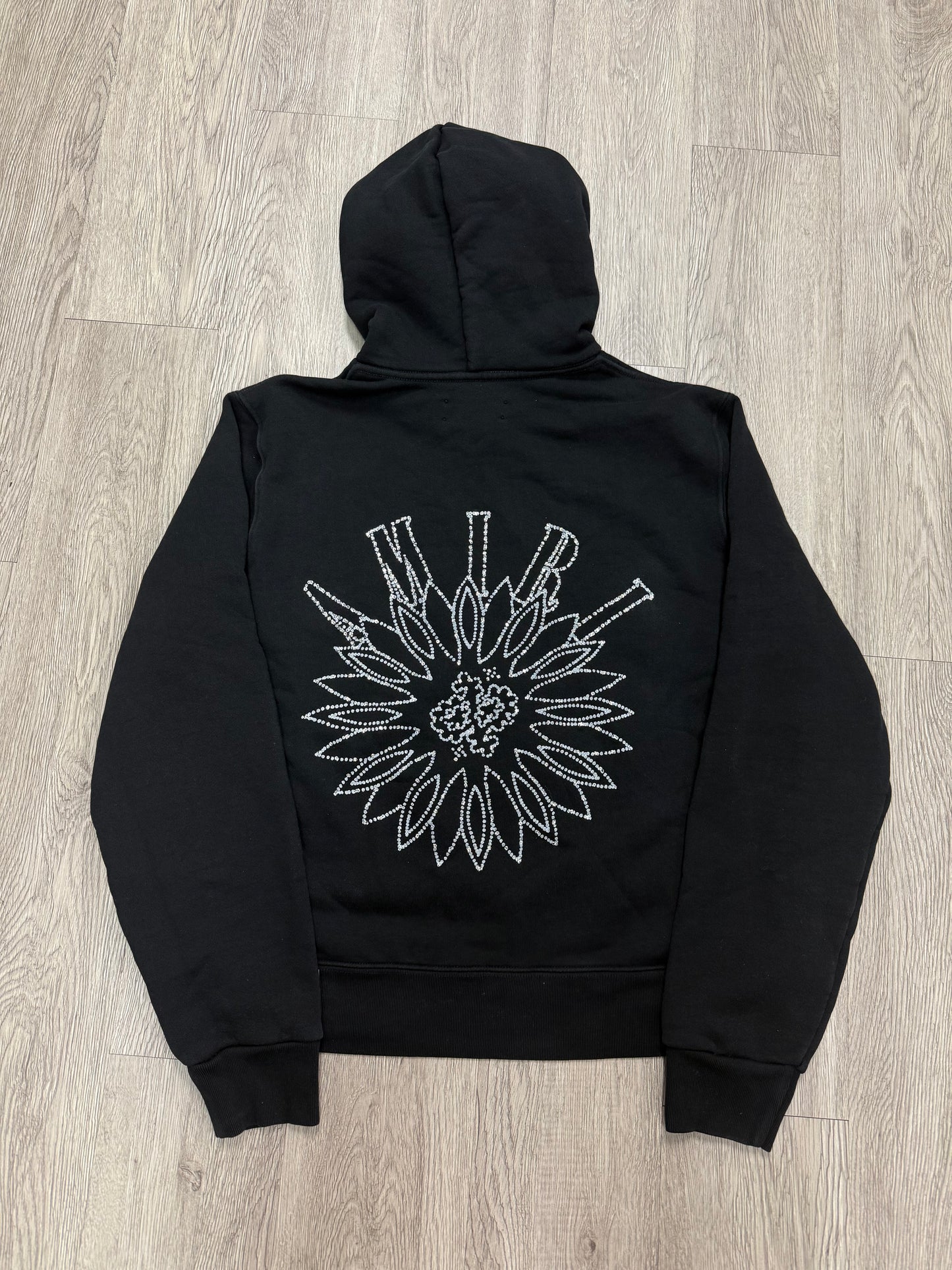 Amiri Black Crystal Hoodie Used Medium