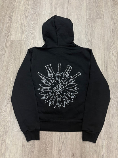 Amiri Black Crystal Hoodie Used Medium