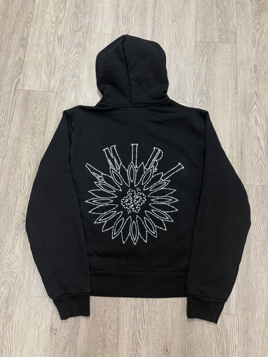Amiri Black Crystal Hoodie Used Medium