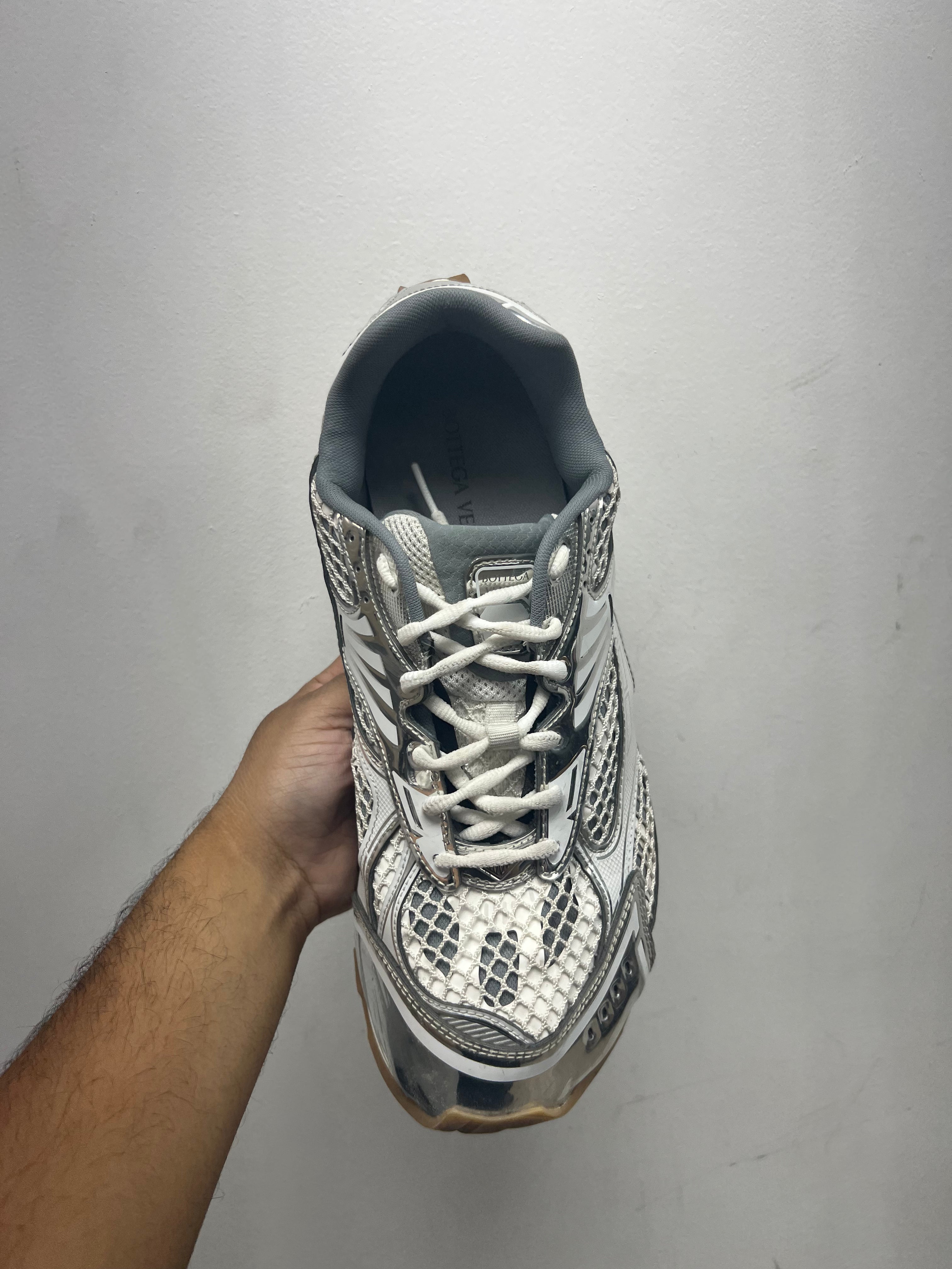 Bottega Veneta Silver Orbit Sneakers