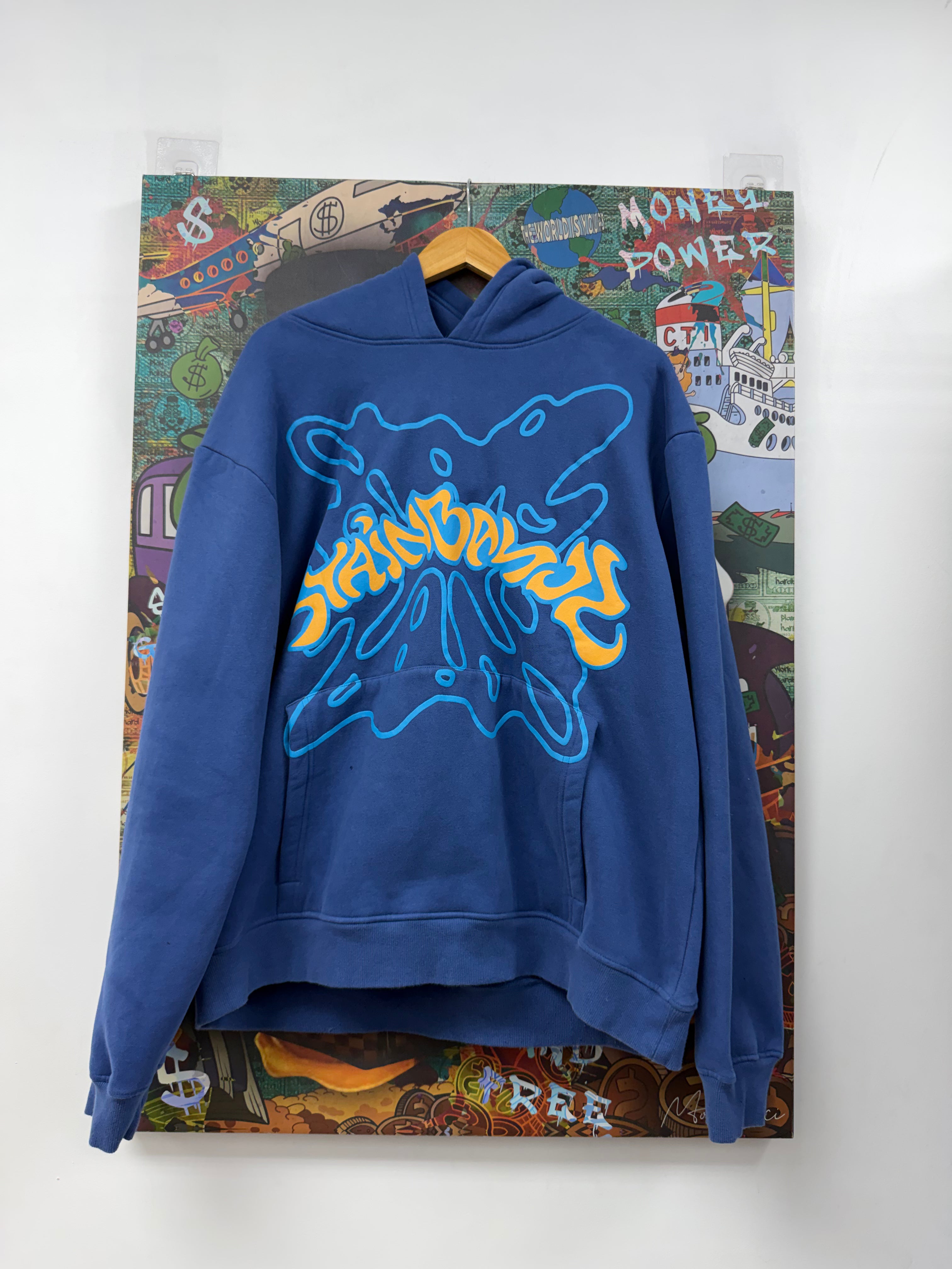 SB Studios Navy Yellow Hoodie