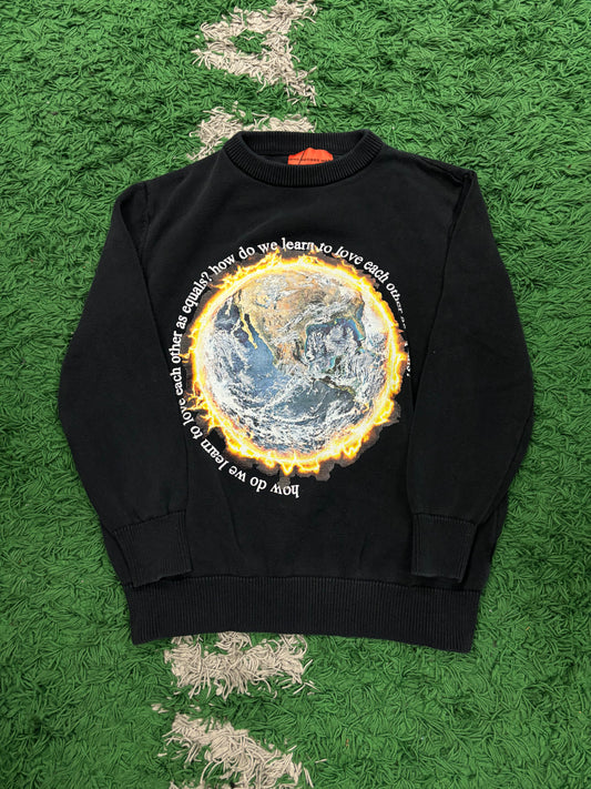 WDW Crewneck Flames Used Small