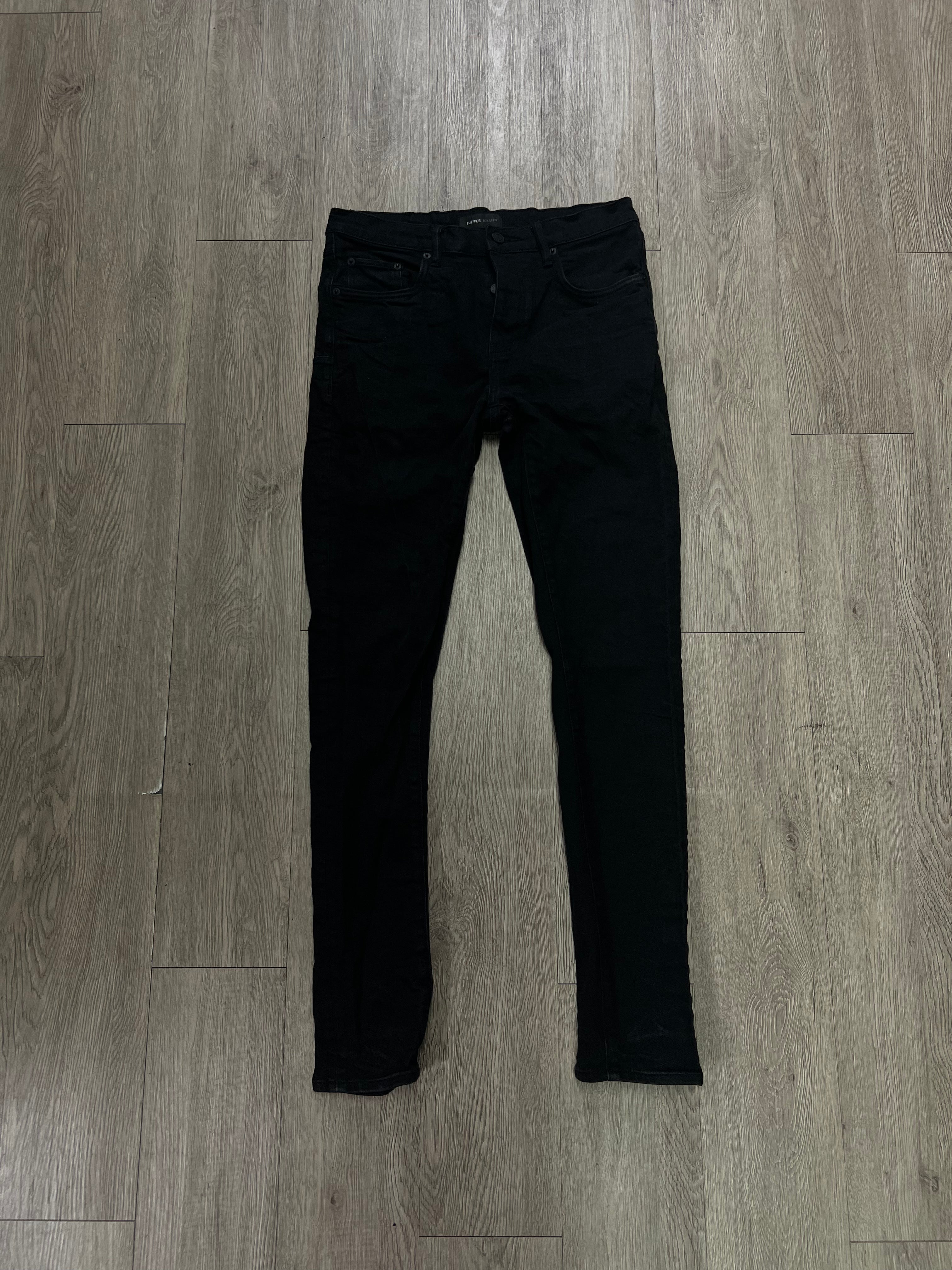 Purple Brand Black Plain Jeans
