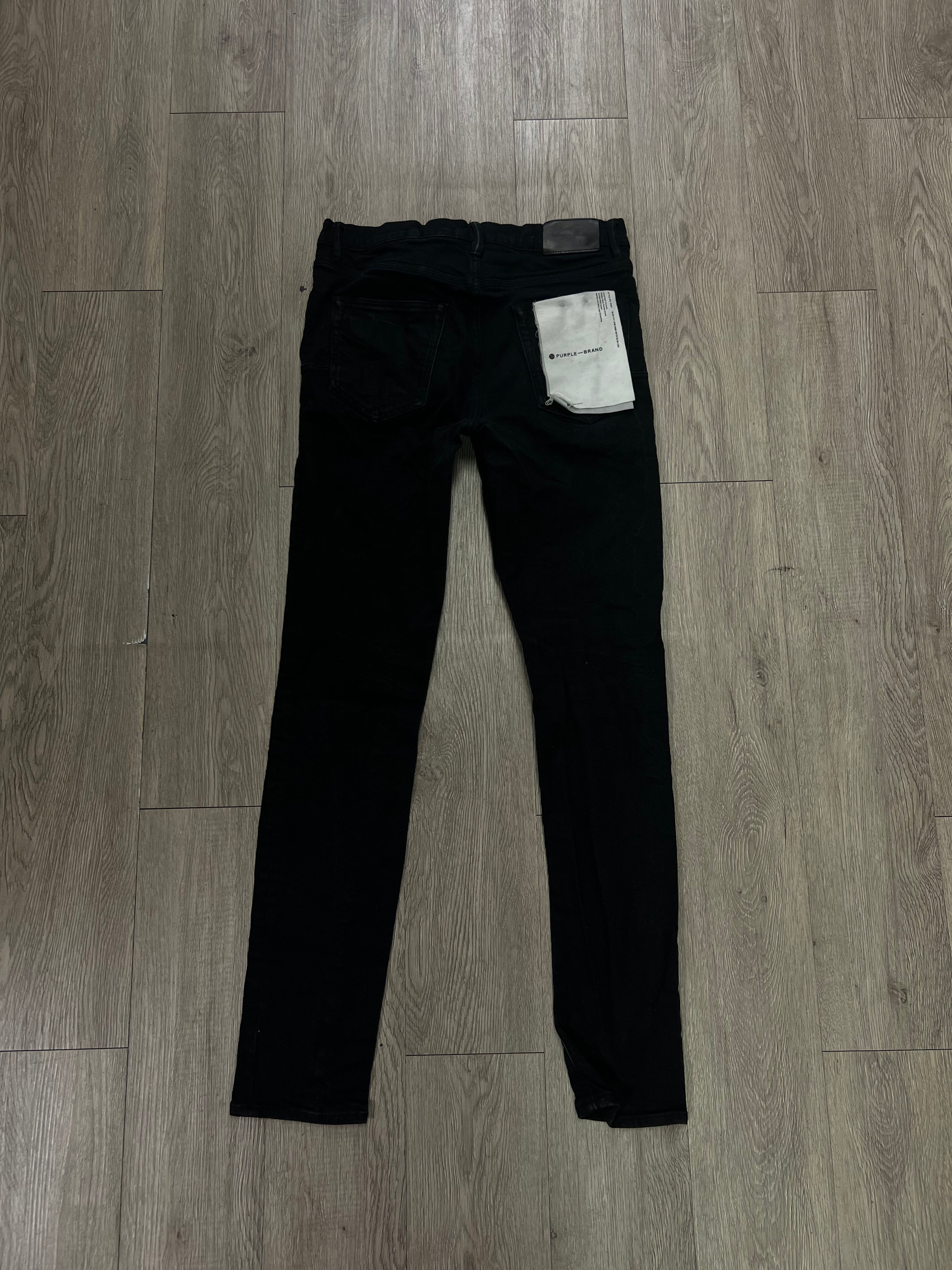 Purple Brand Black Plain Jeans
