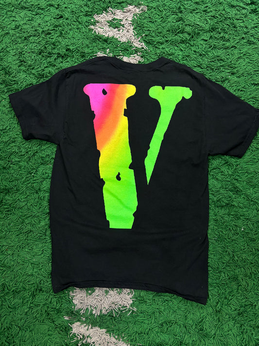 Vlone Tee green Purple Used Medium N/A