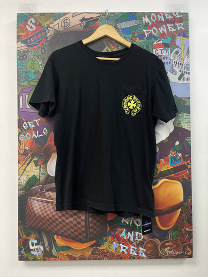 Chrome Hearts Eye Chart Black Yellow Tee