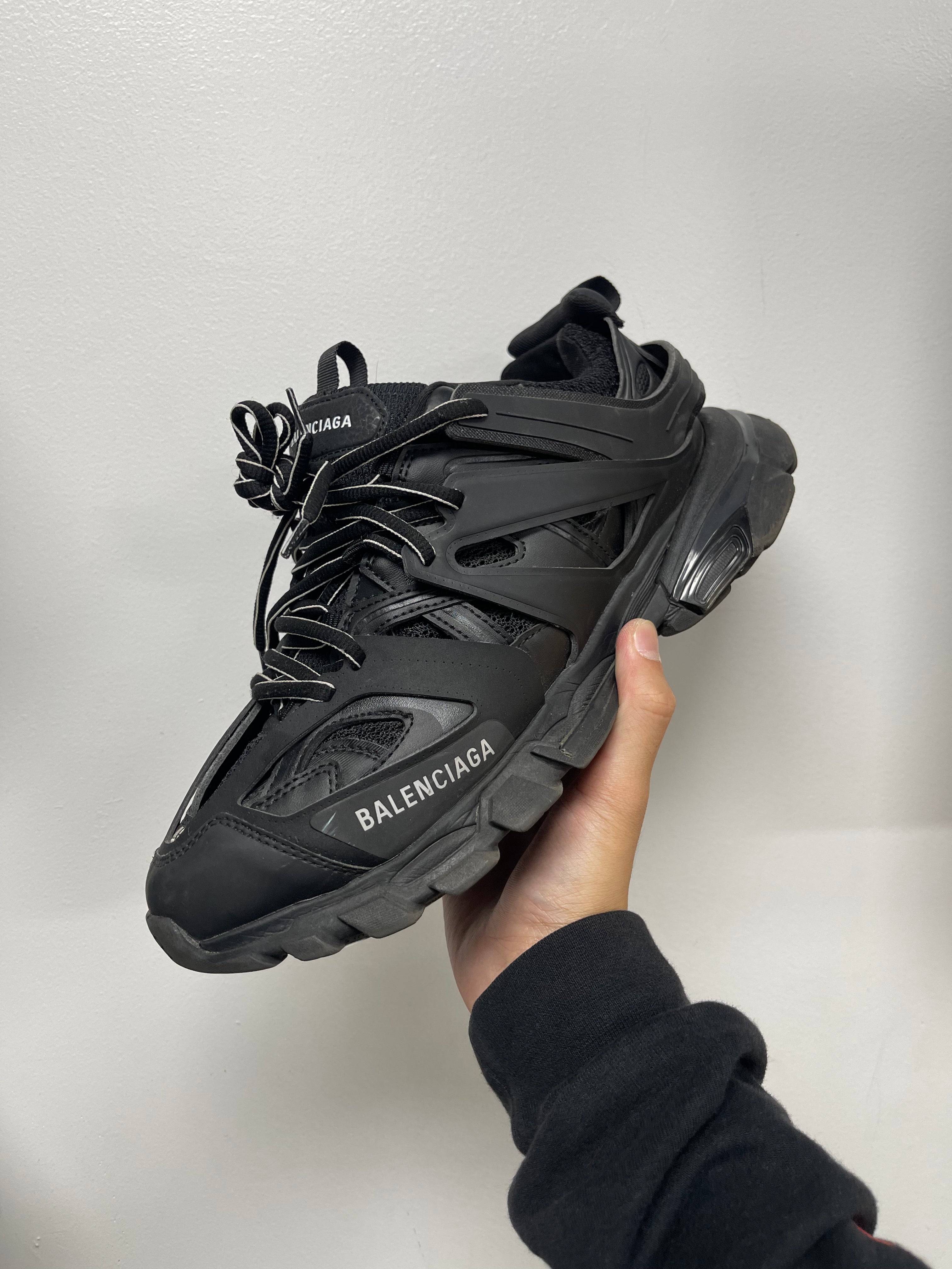 Balenciaga Black Track Sneakers