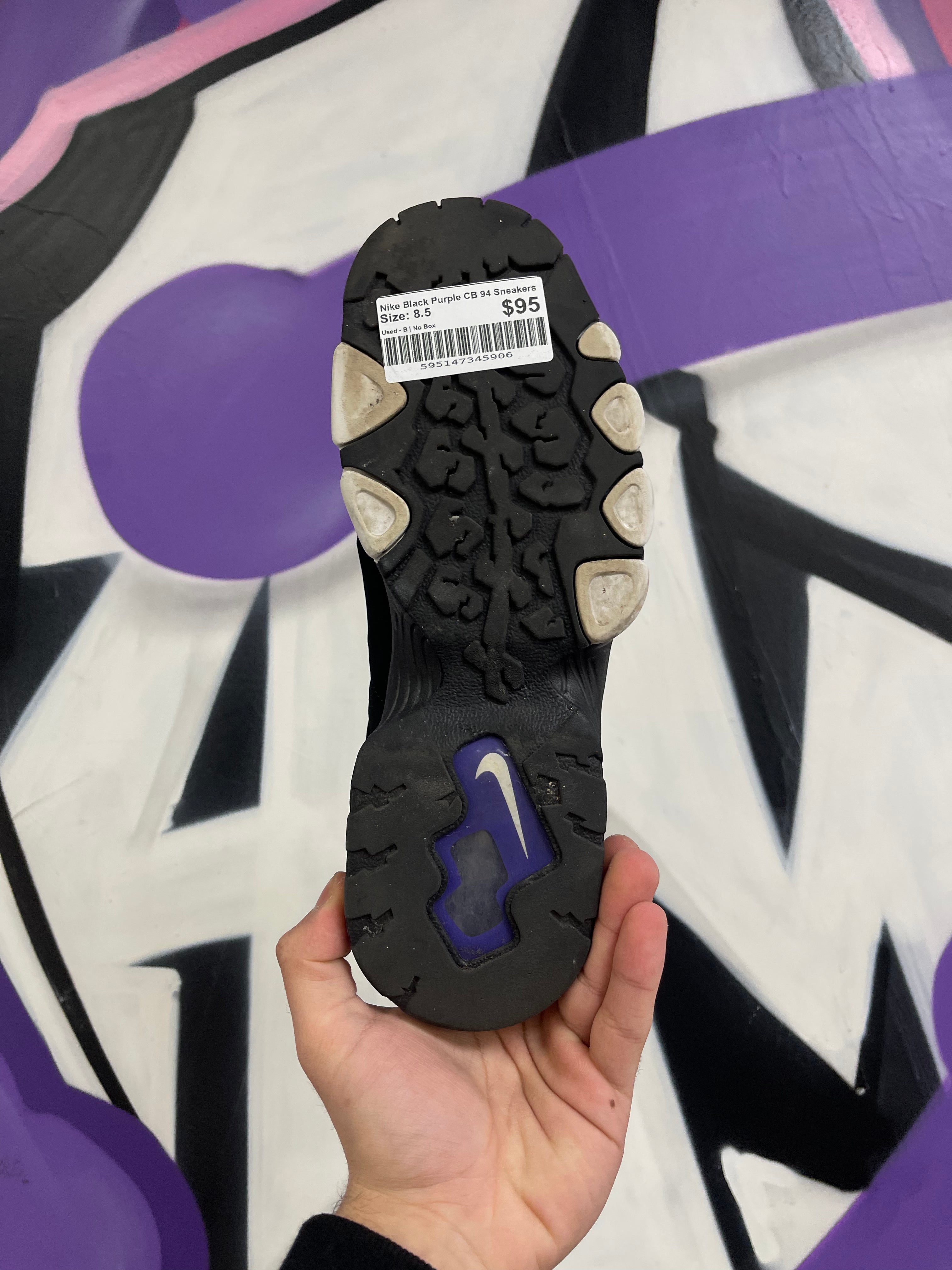 Nike Black Purple CB 94 Sneakers