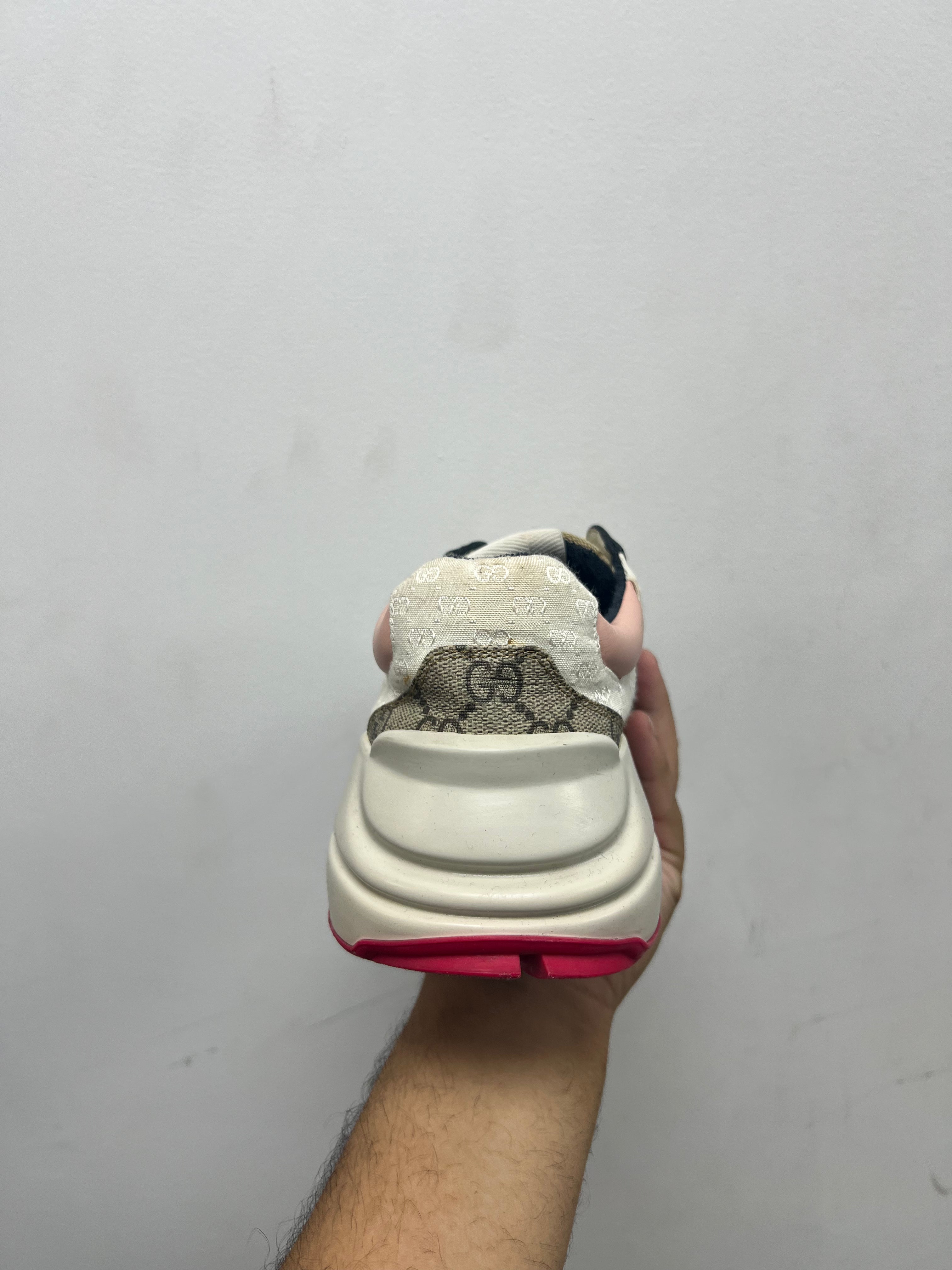 Gucci Navy Pink Rython Sneakers
