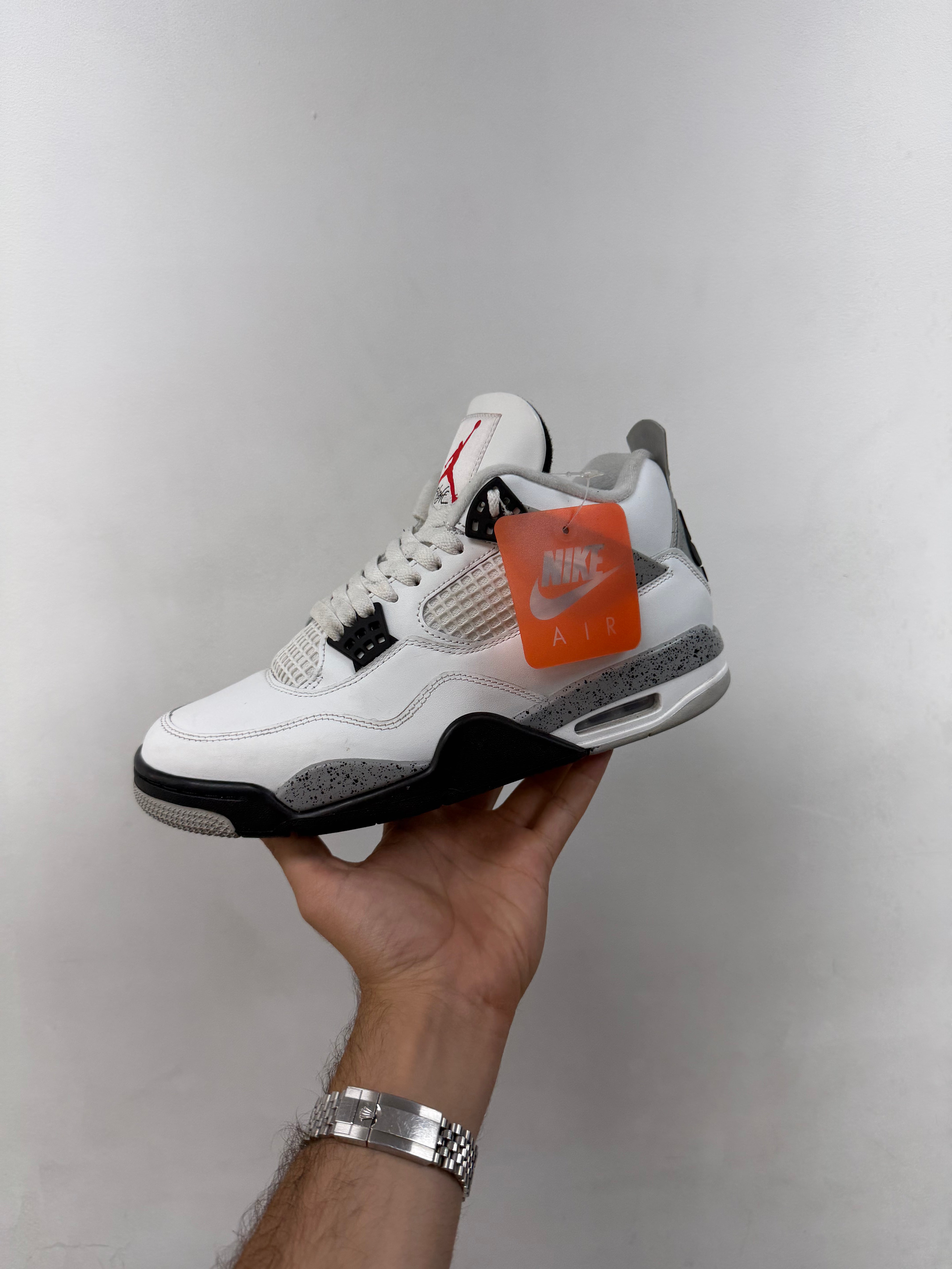 Jordan 4 White Cement Sneakers