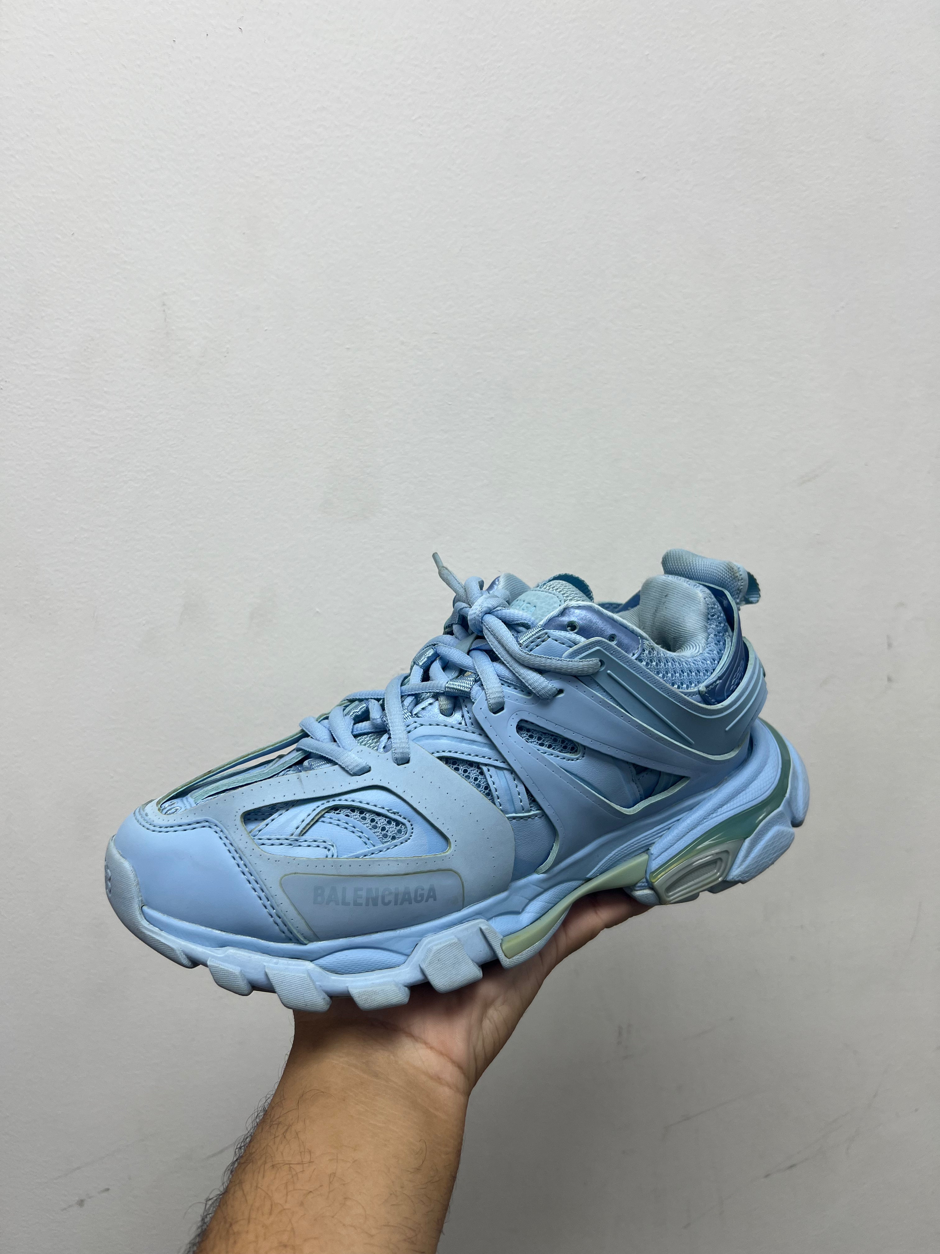 Balenciaga Baby Blue Track Sneakers