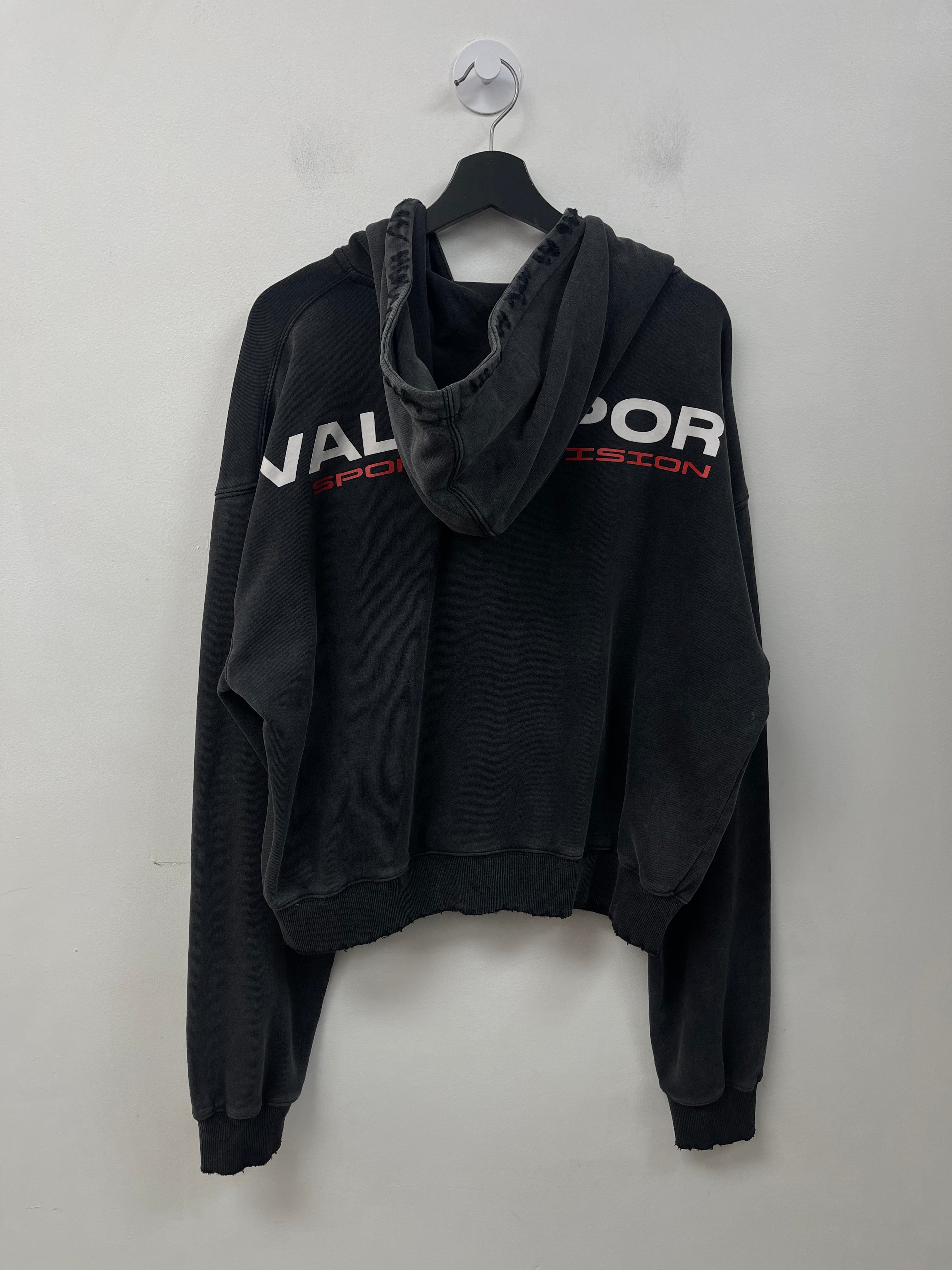 Vale Black Staple Head Zip Up