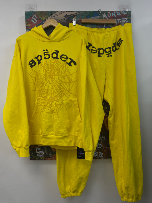 Sp5der Yellow v2 Sweatsuit