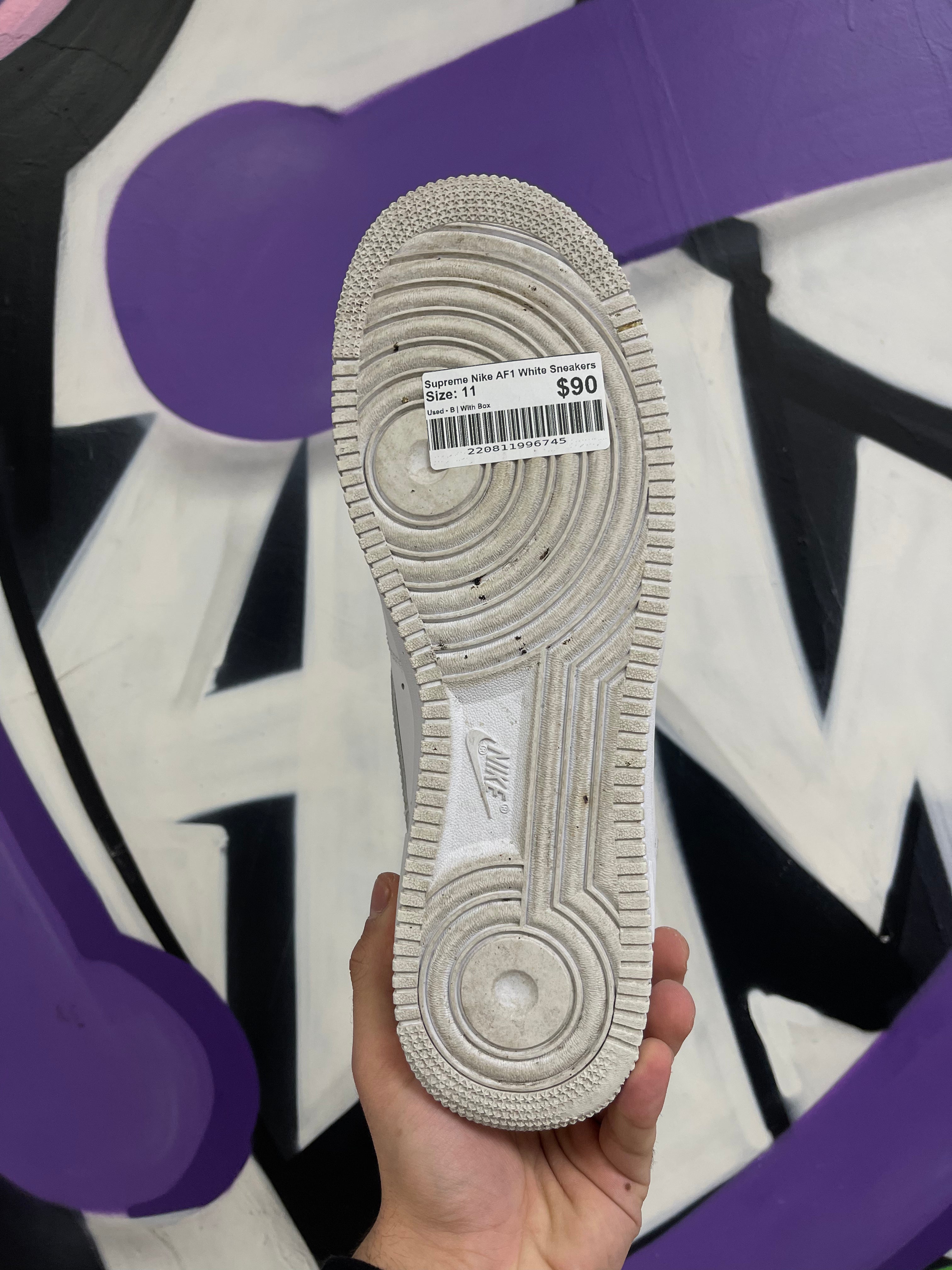 Supreme Nike AF1 White Sneakers