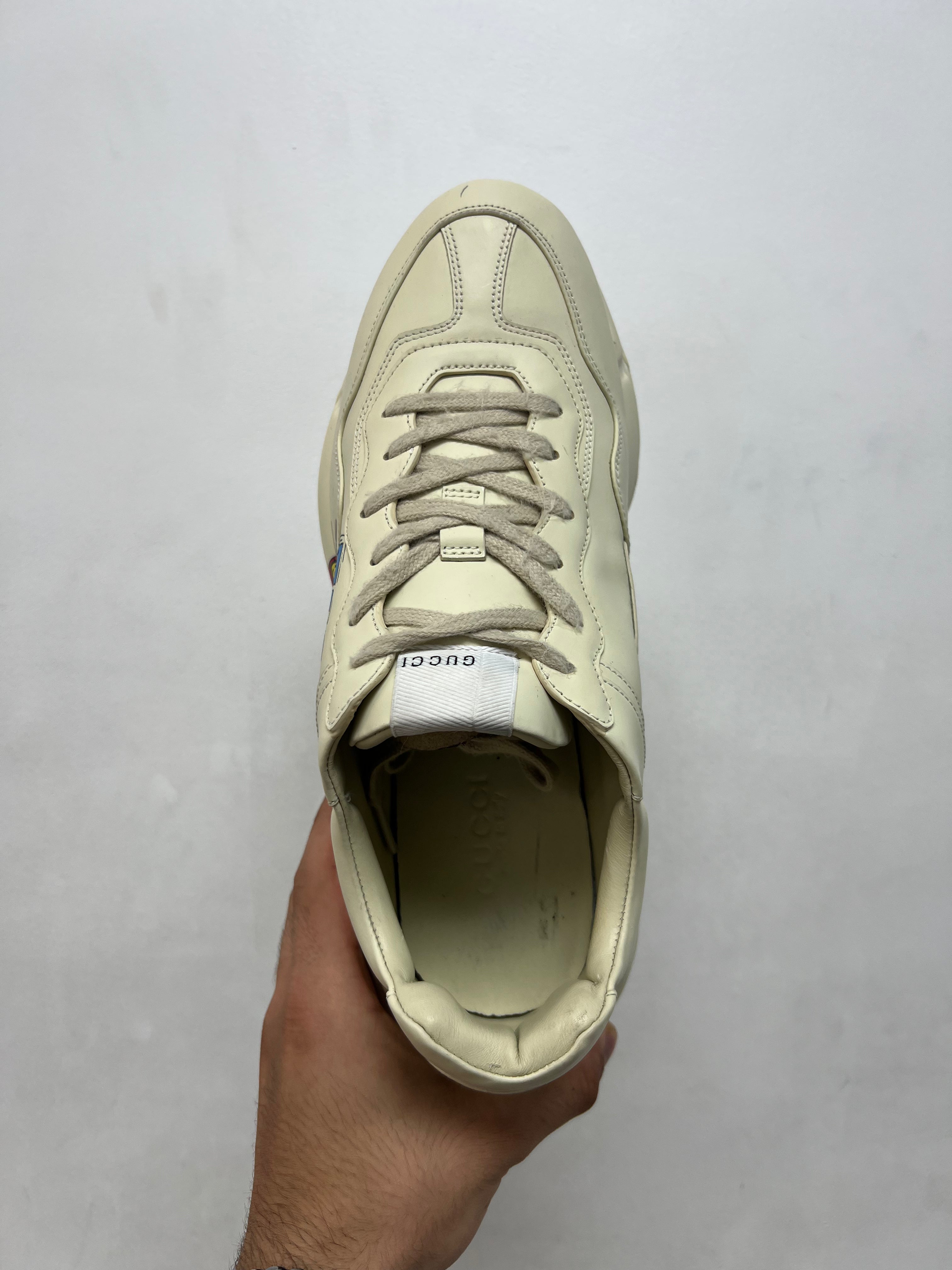 Gucci X Disney Cream Rhyton Sneakers