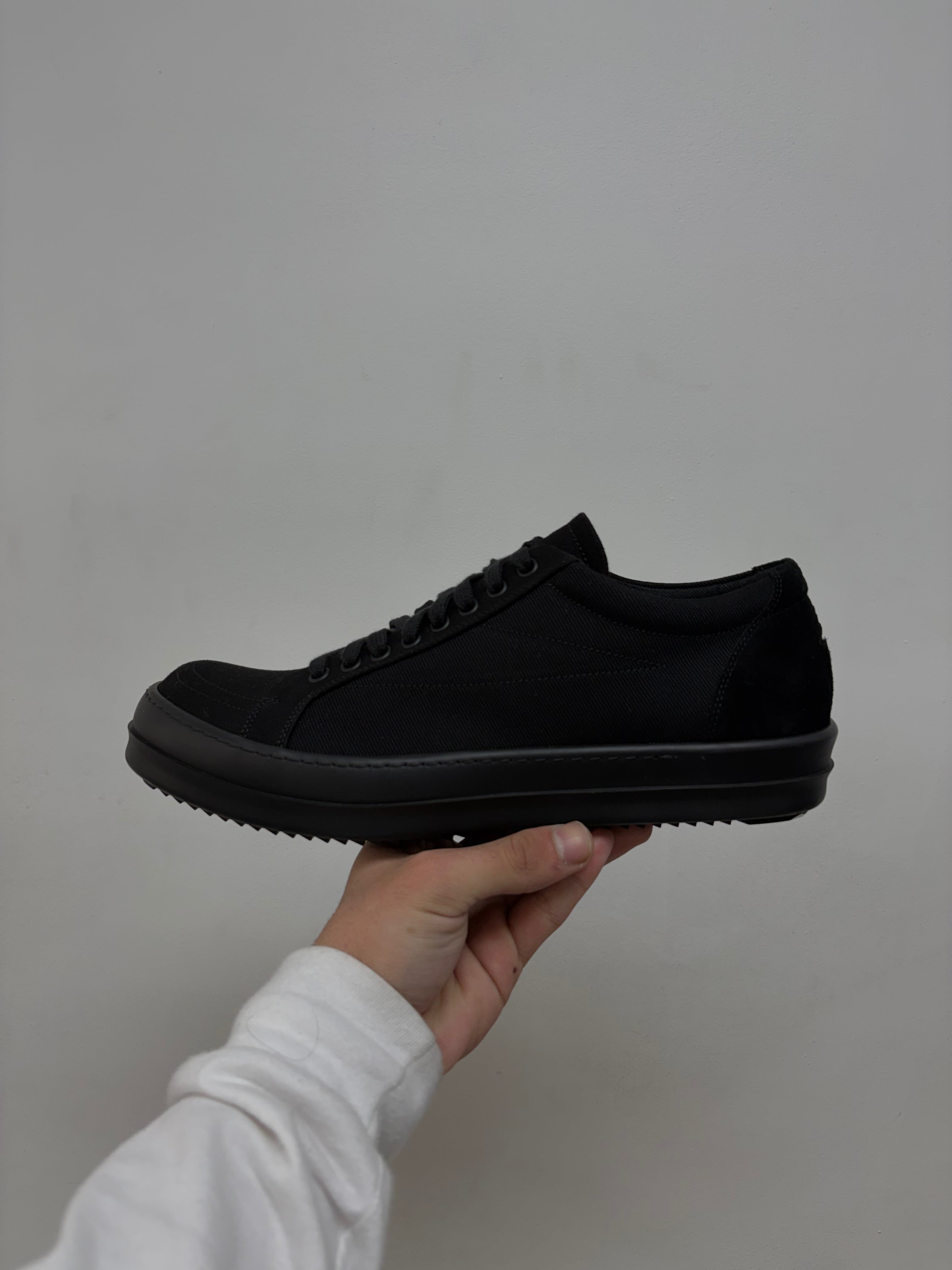 Rick Owens Triple Black Pentagram 'DRKSHDW Vintage' Sneakers