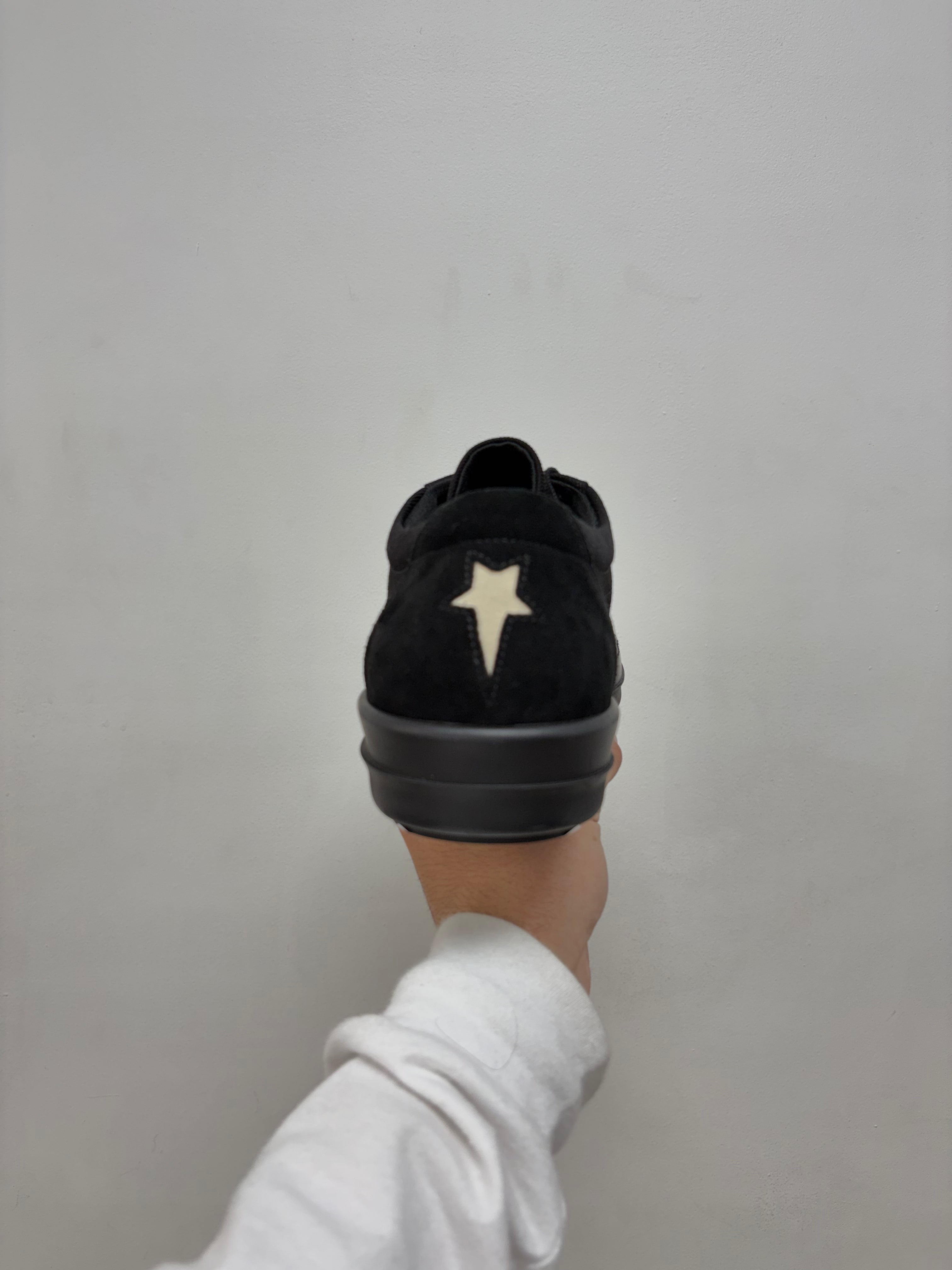 Rick Owens Triple Black Pentagram 'DRKSHDW Vintage' Sneakers