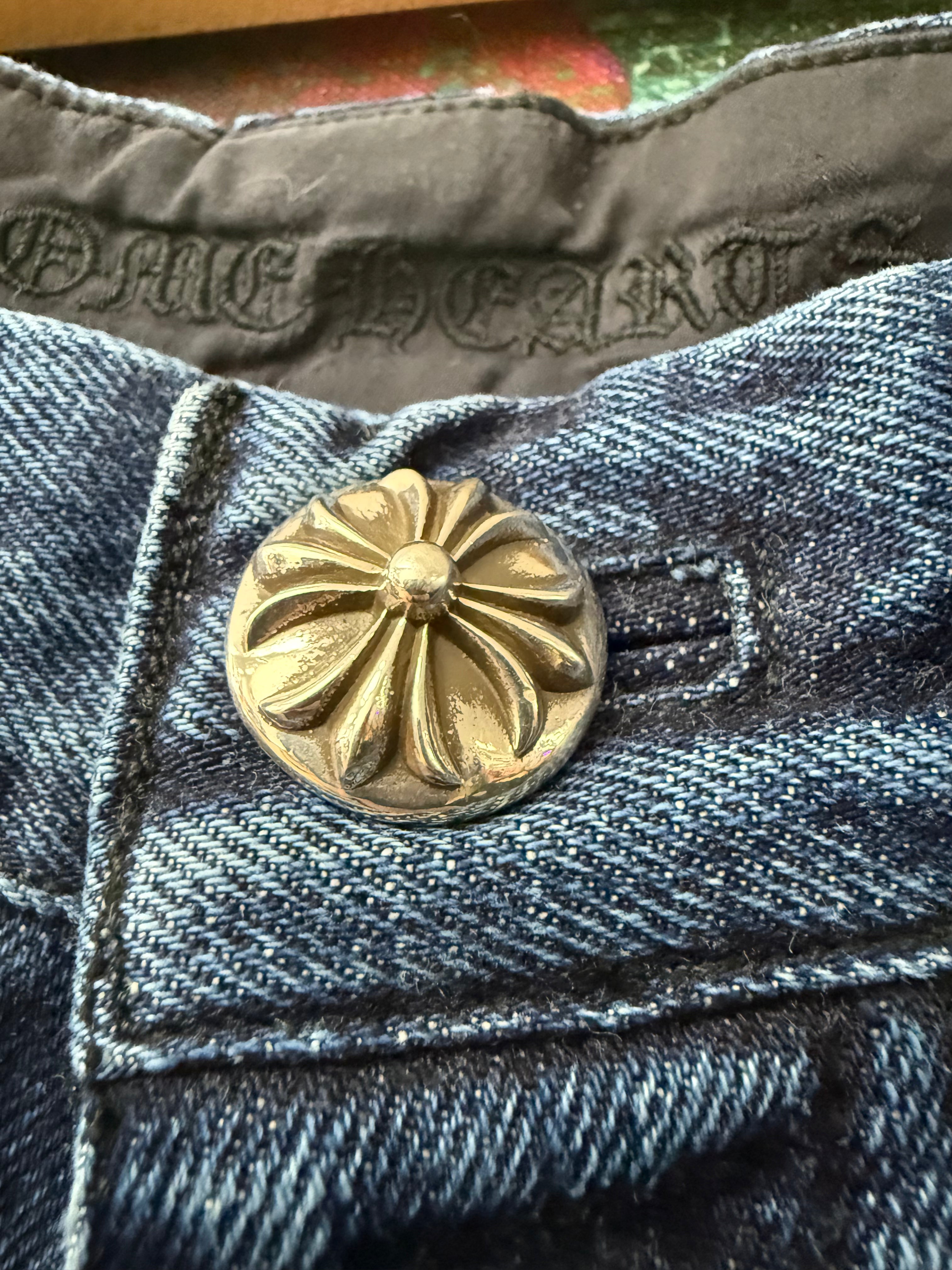 Chrome Hearts "Indigo Blue" Carpenter Jeans