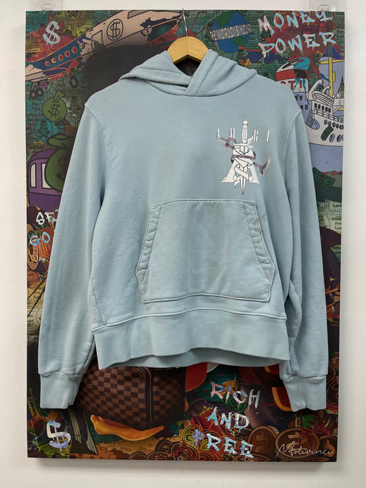 Amiri Baby Blue All In Together Hoodie