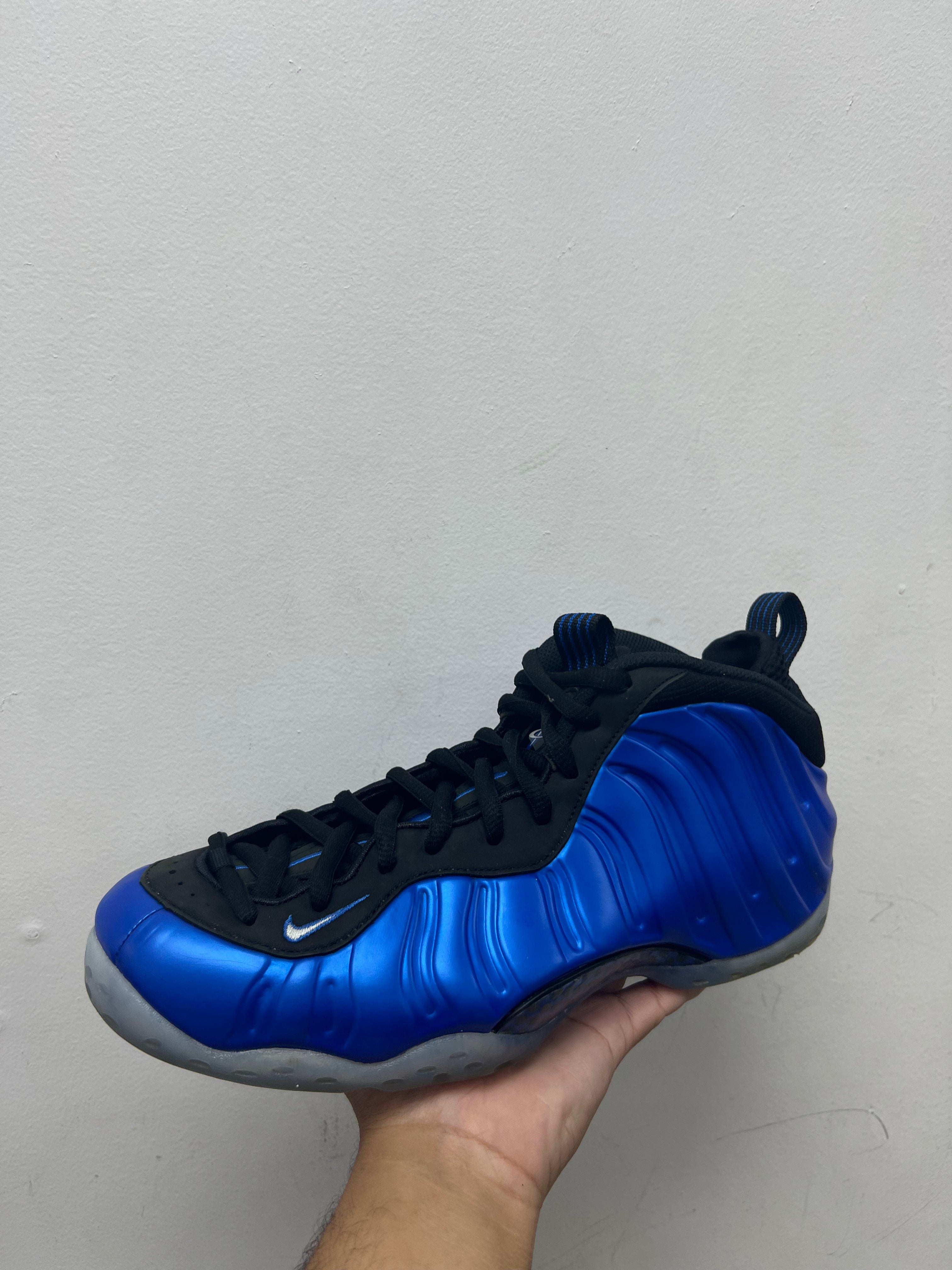 Nike Royal Blue Foamposite Sneakers