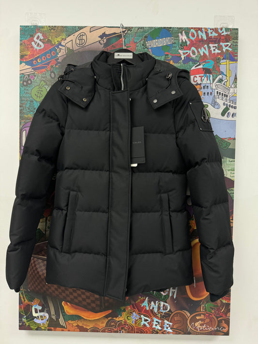 Moose Knuckles 3Q Jacket Black (No Fur) New XS With Tags