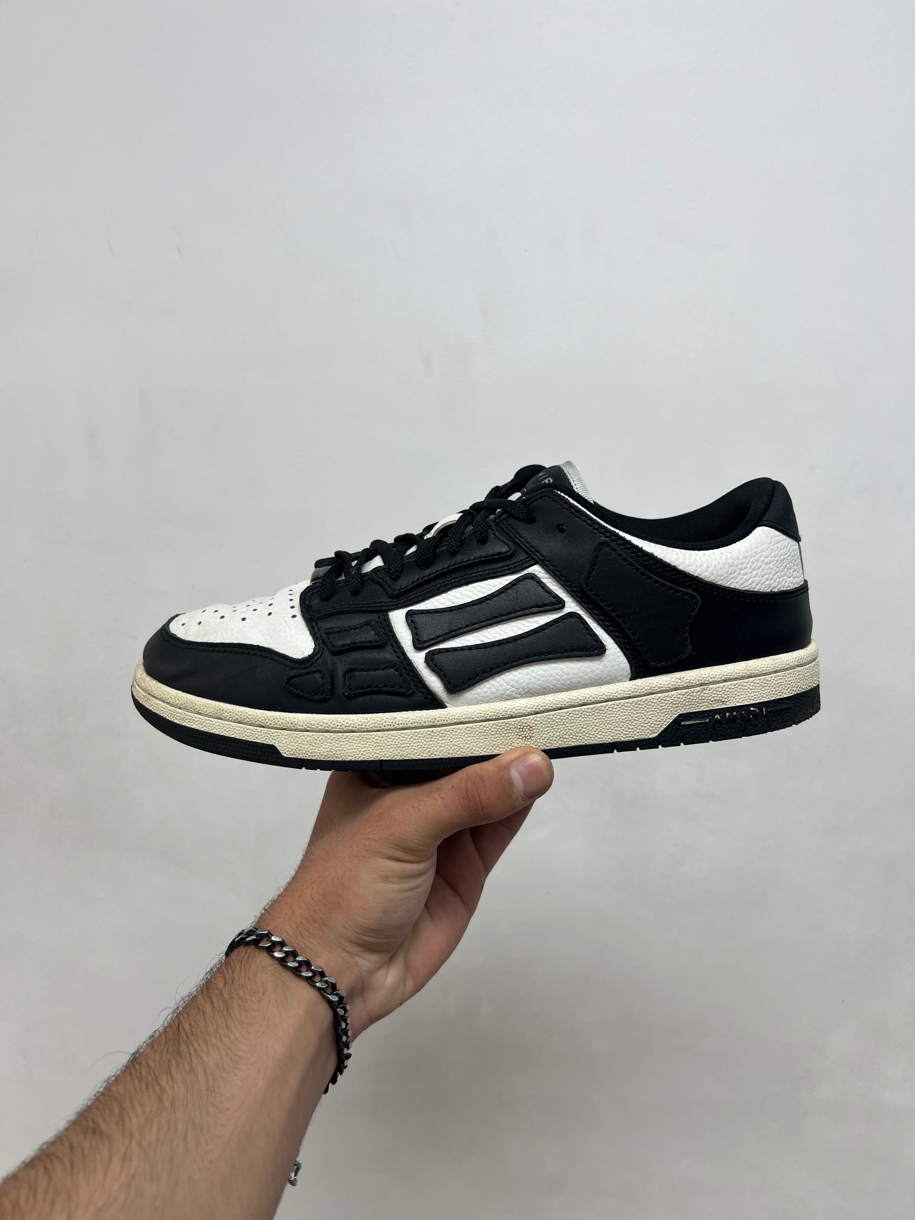 Amiri Black Skel-Top Low Sneakers