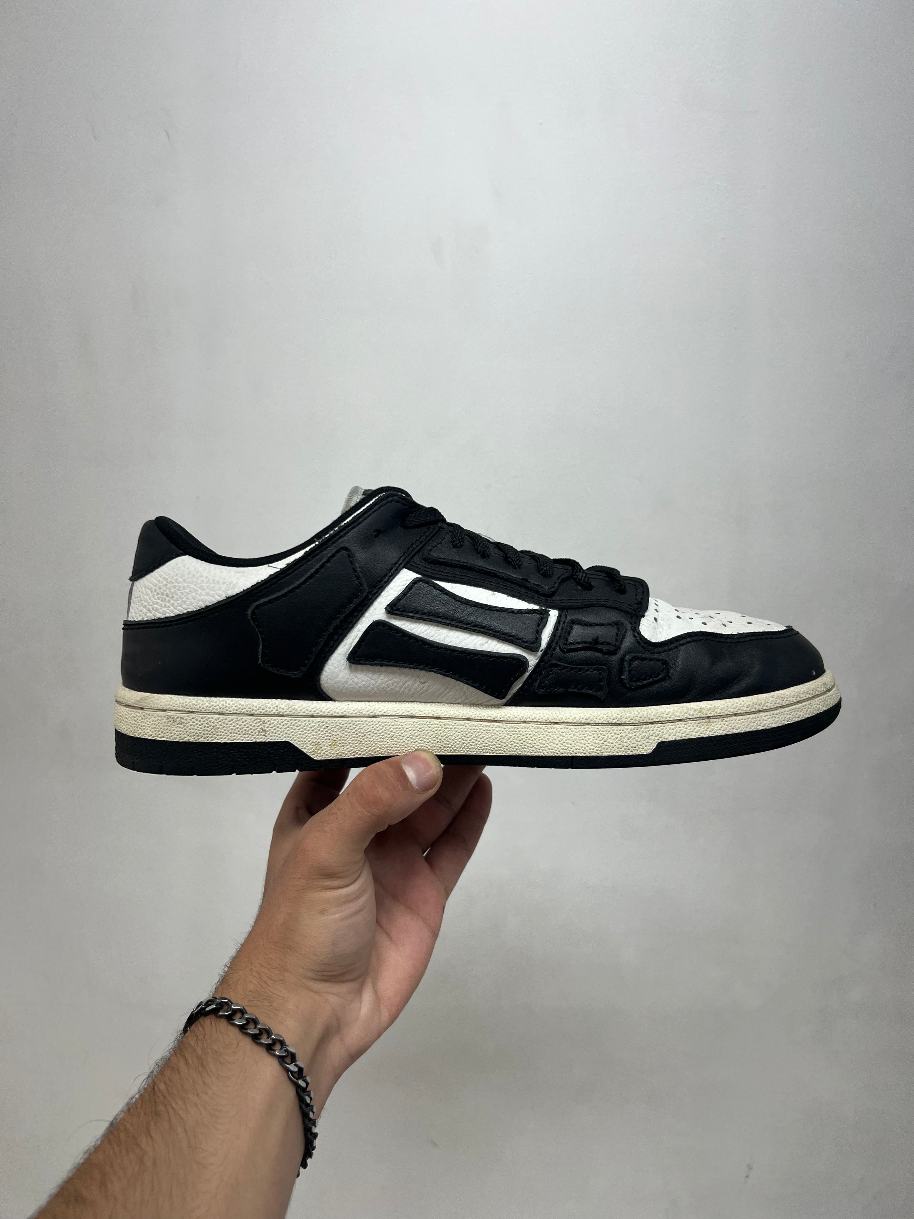Amiri Black Skel-Top Low Sneakers