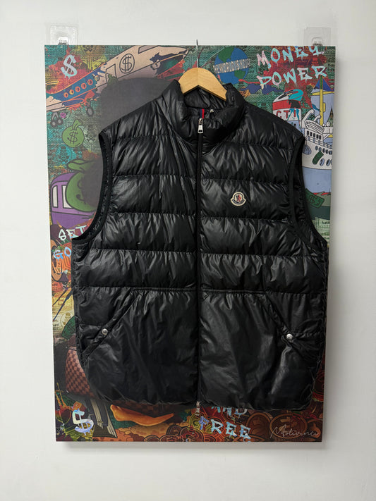 Moncler Black Puffer Vest