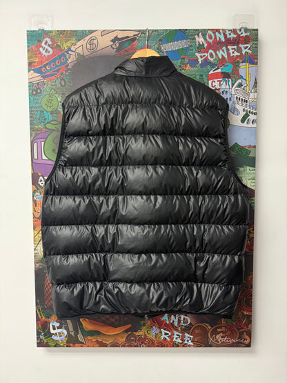 Moncler Black Puffer Vest