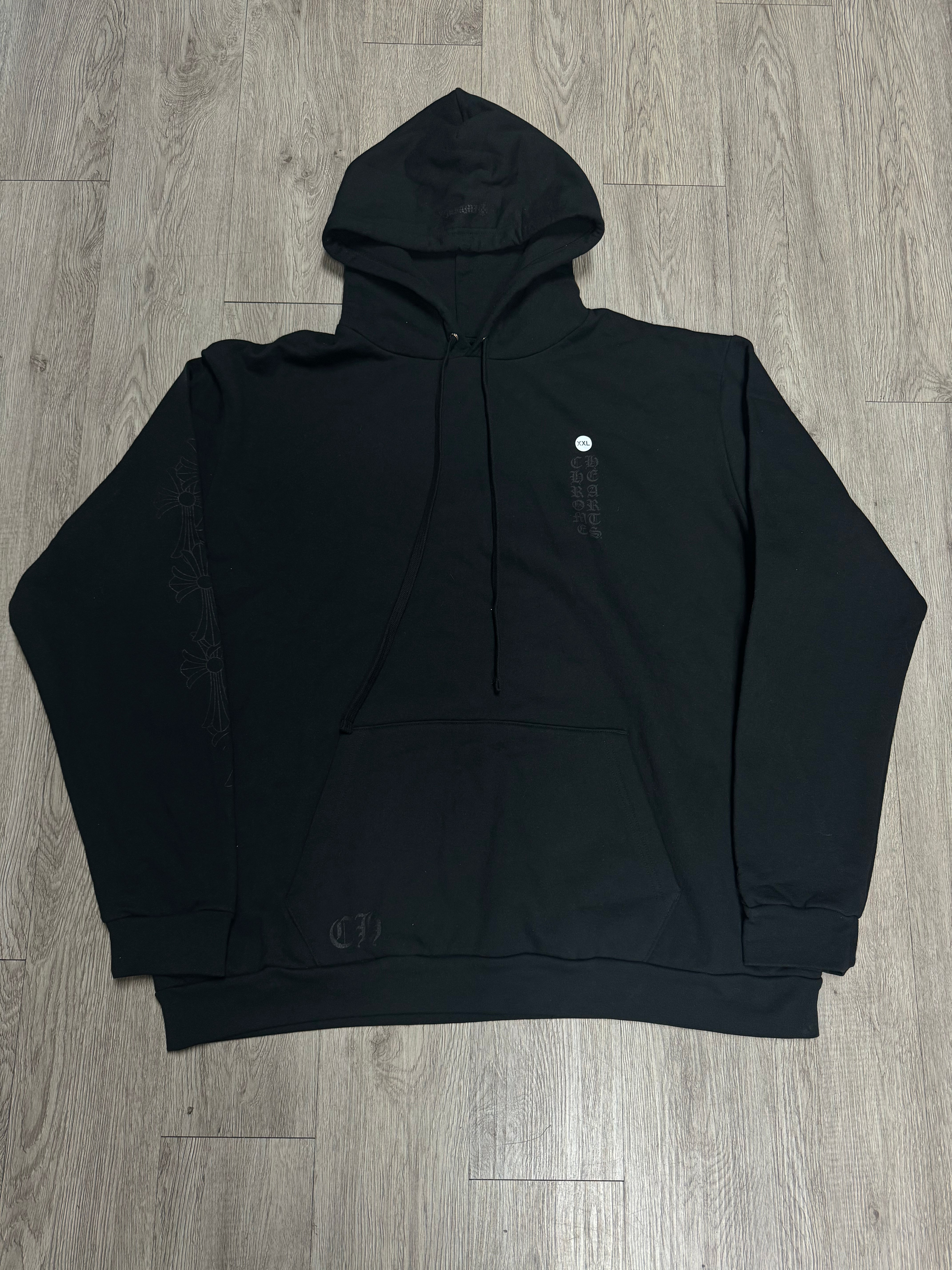 Chrome Hearts Black Tonal Miami Exclusive Cemetery Hoodie