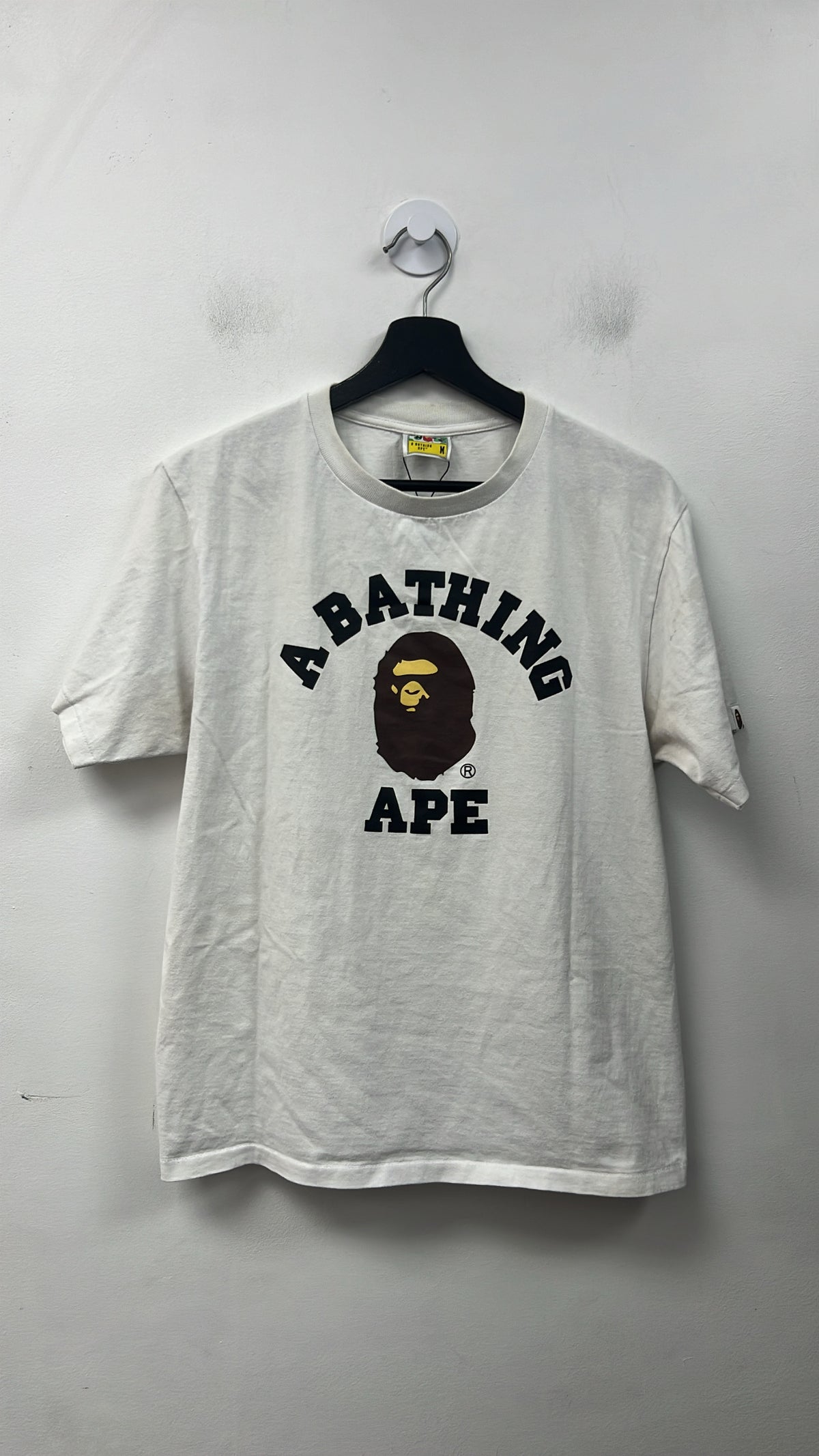 BAPE White ABA Tee