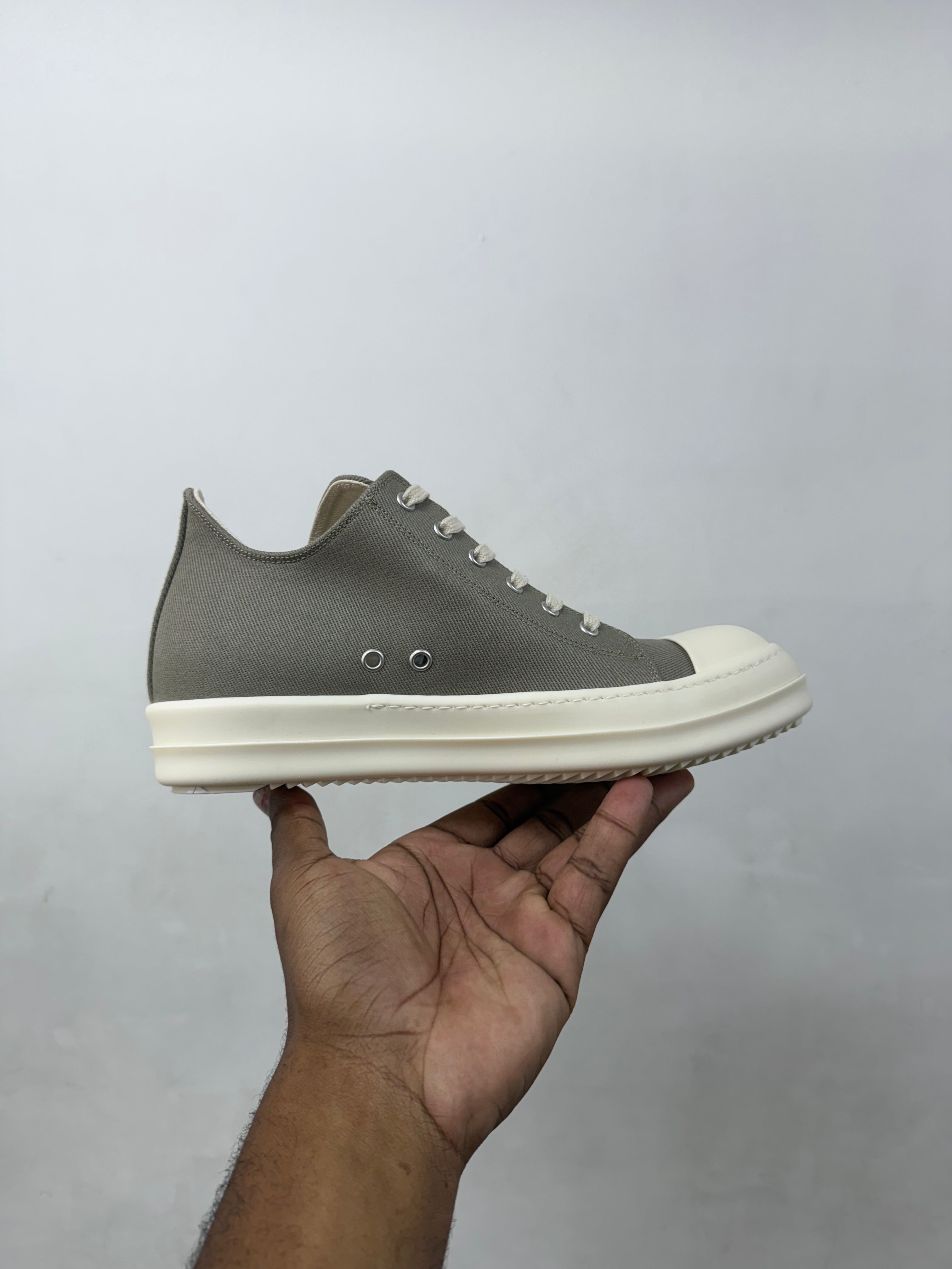 Rick Owens Mineral & Milk DRKSHDW Ramone Low Sneakers