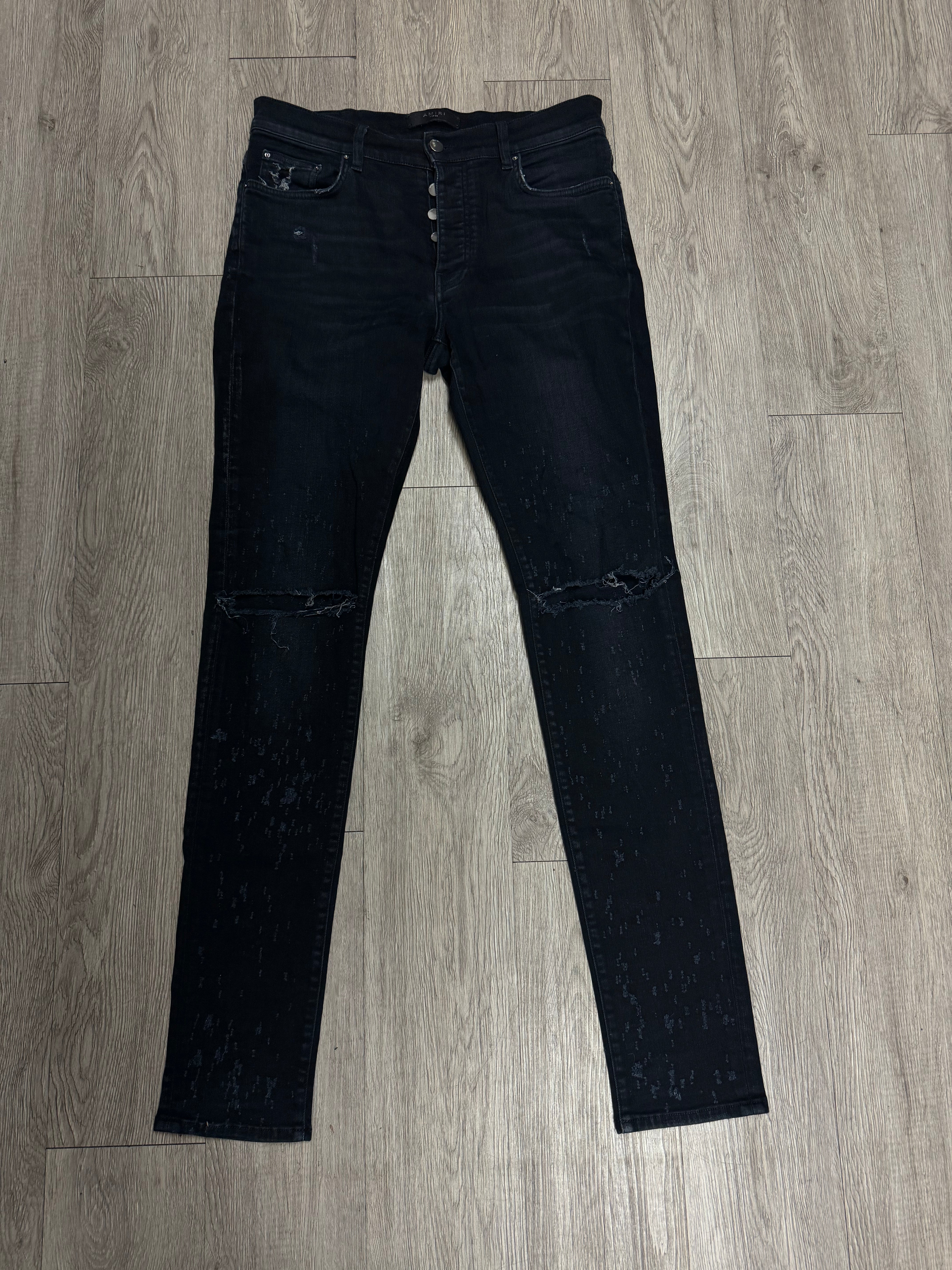 Amiri Black Wash Shotgun Jeans