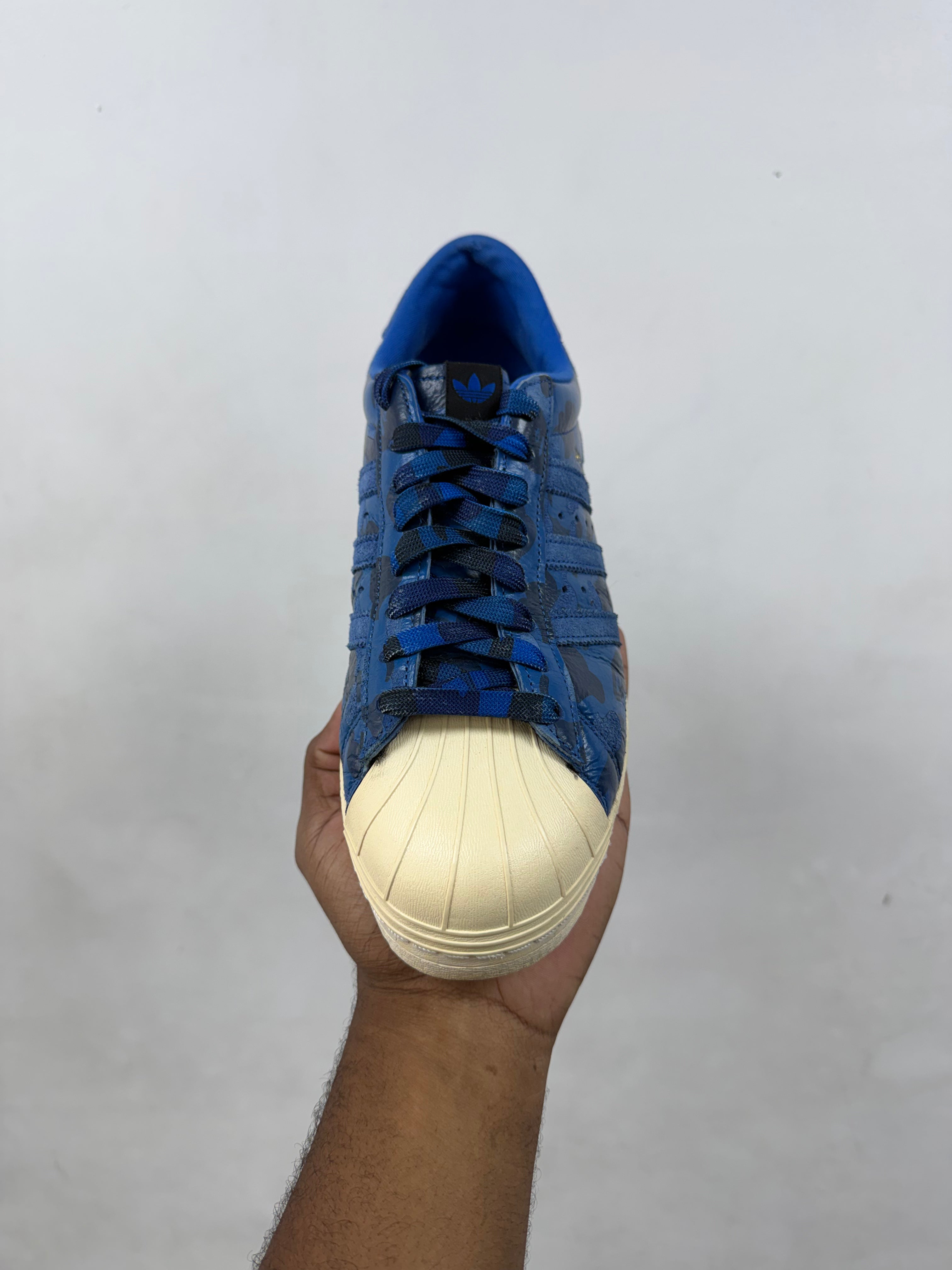 Adidas Superstar 80s UNDFTD Bape Blue Camo Sneakers