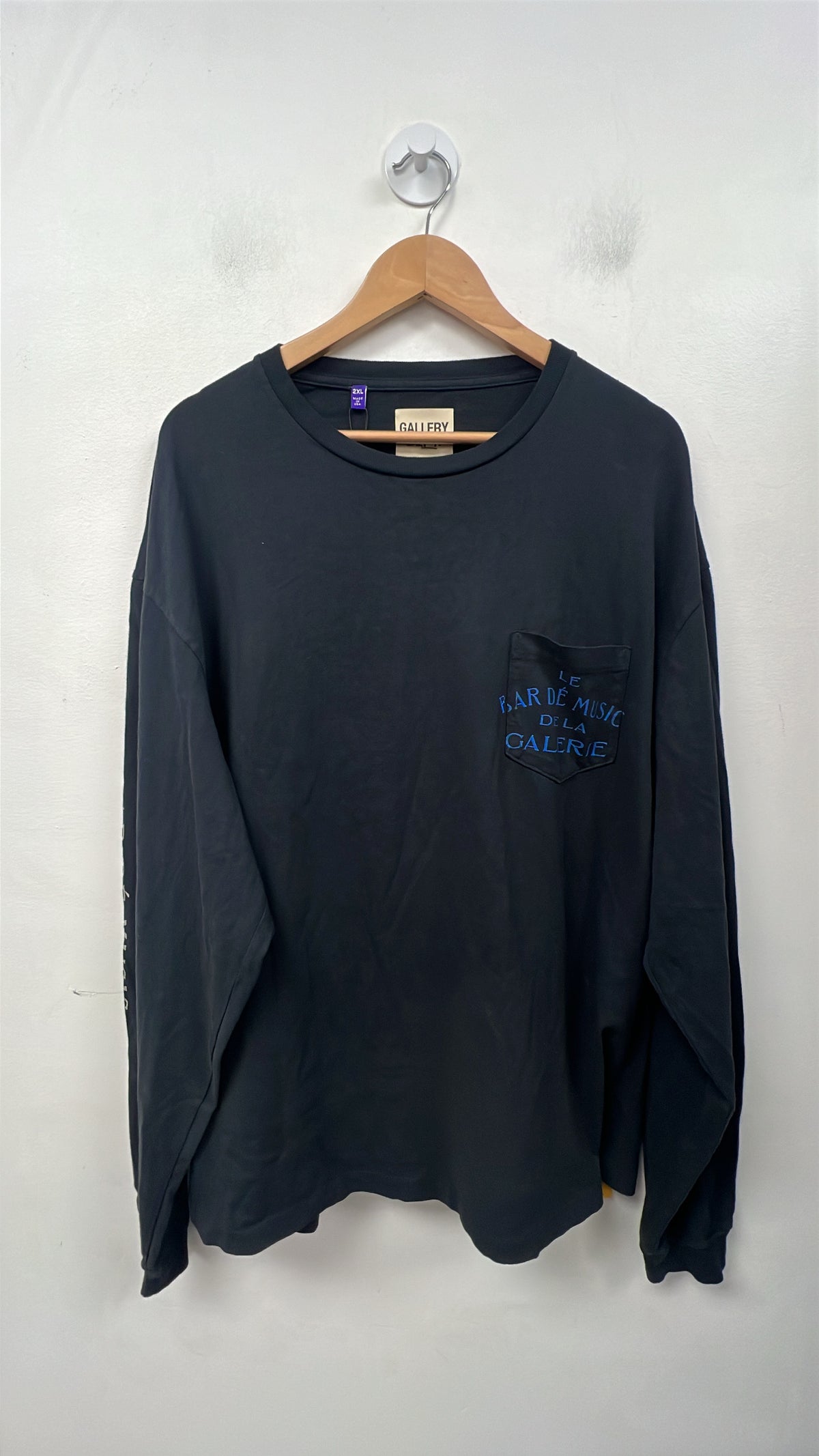 Gallery Dept Black Blue Music Long Sleeve
