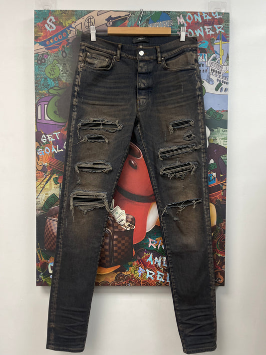 Amiri MX1 Thrasher Rust Jeans
