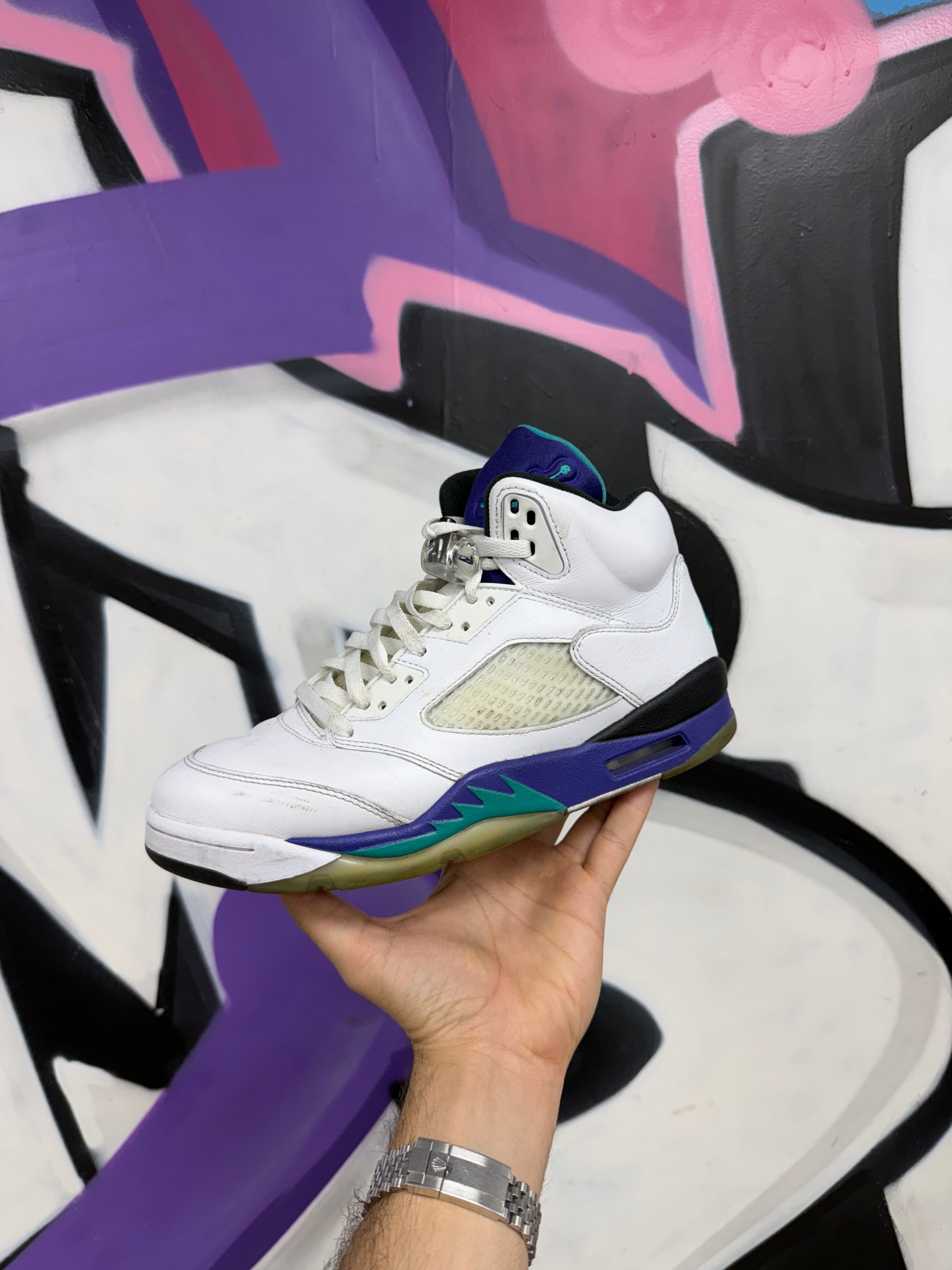 Jordan 5 Grape Sneakers