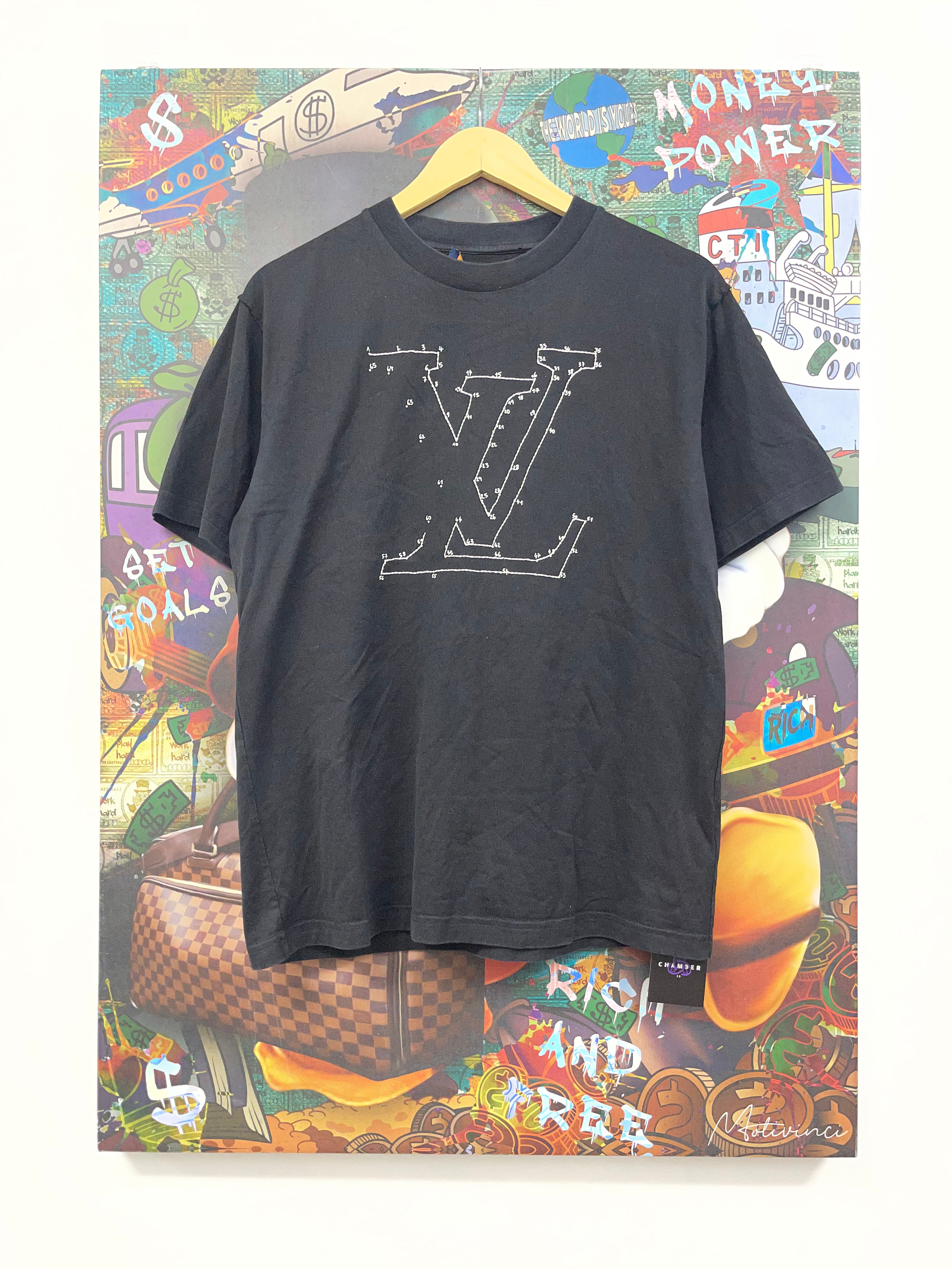 Louis Vuitton Black White NBA Tee