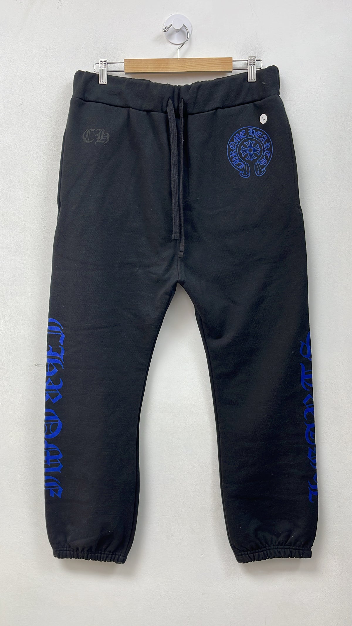 Chrome Hearts Black Blue Horseshoe Sweats
