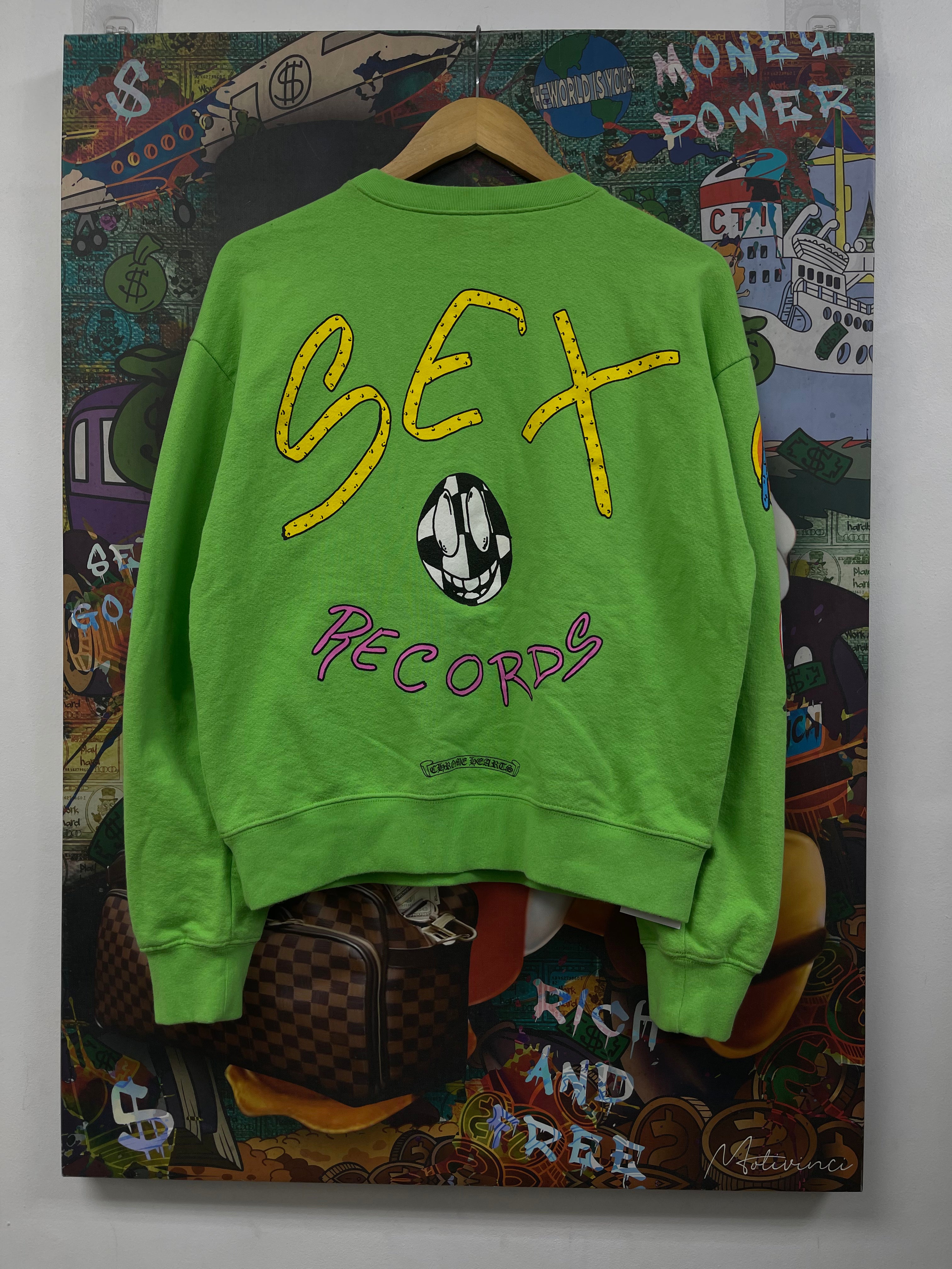 Chrome Hearts Matty Boy Slime Sex Records Crewneck