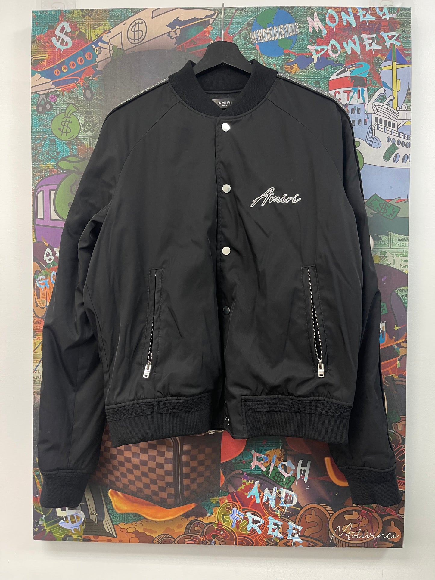 Amiri "Hardcore" Black Jacket