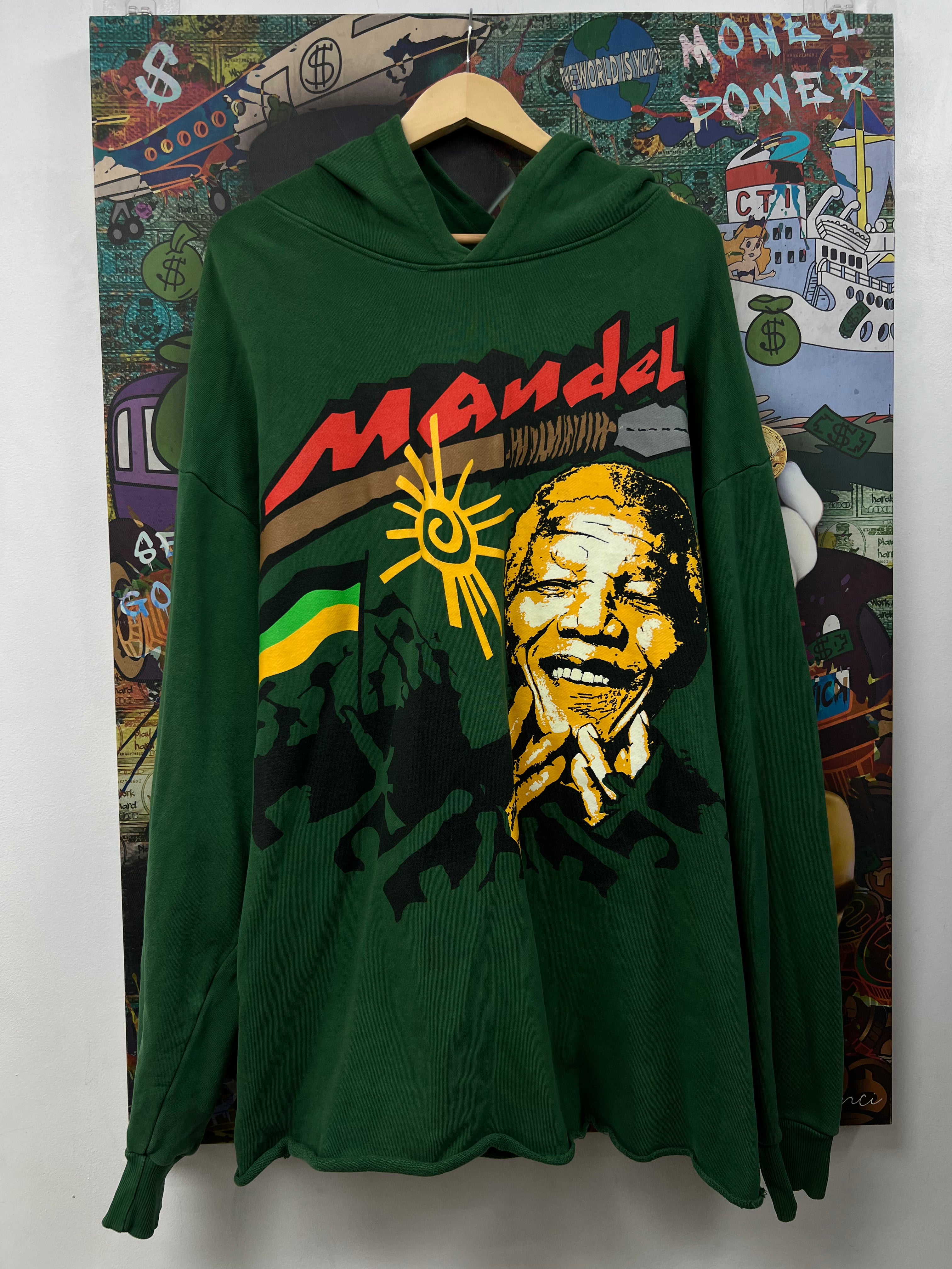 Barriers Green Mandela Hoodie