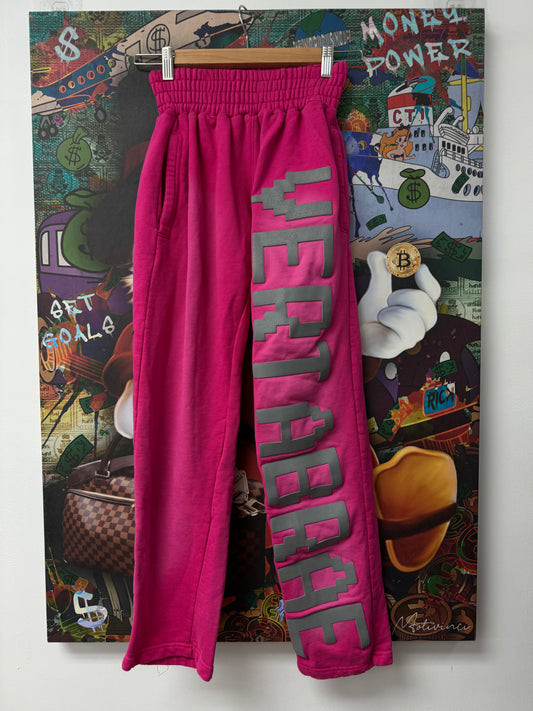 Vertabrae Sweats Pink Grey Used