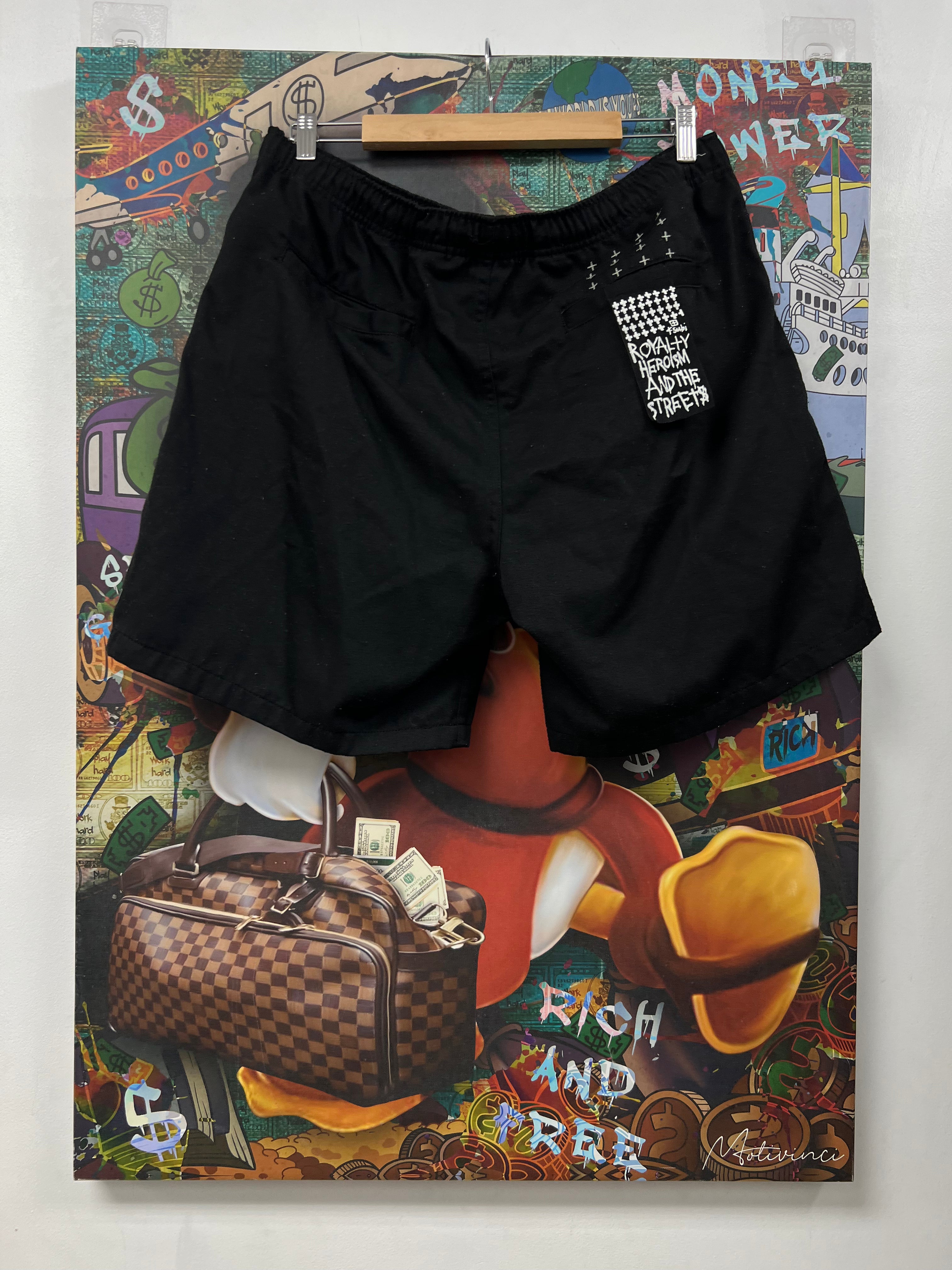 Ksubi Black Cherub Shorts