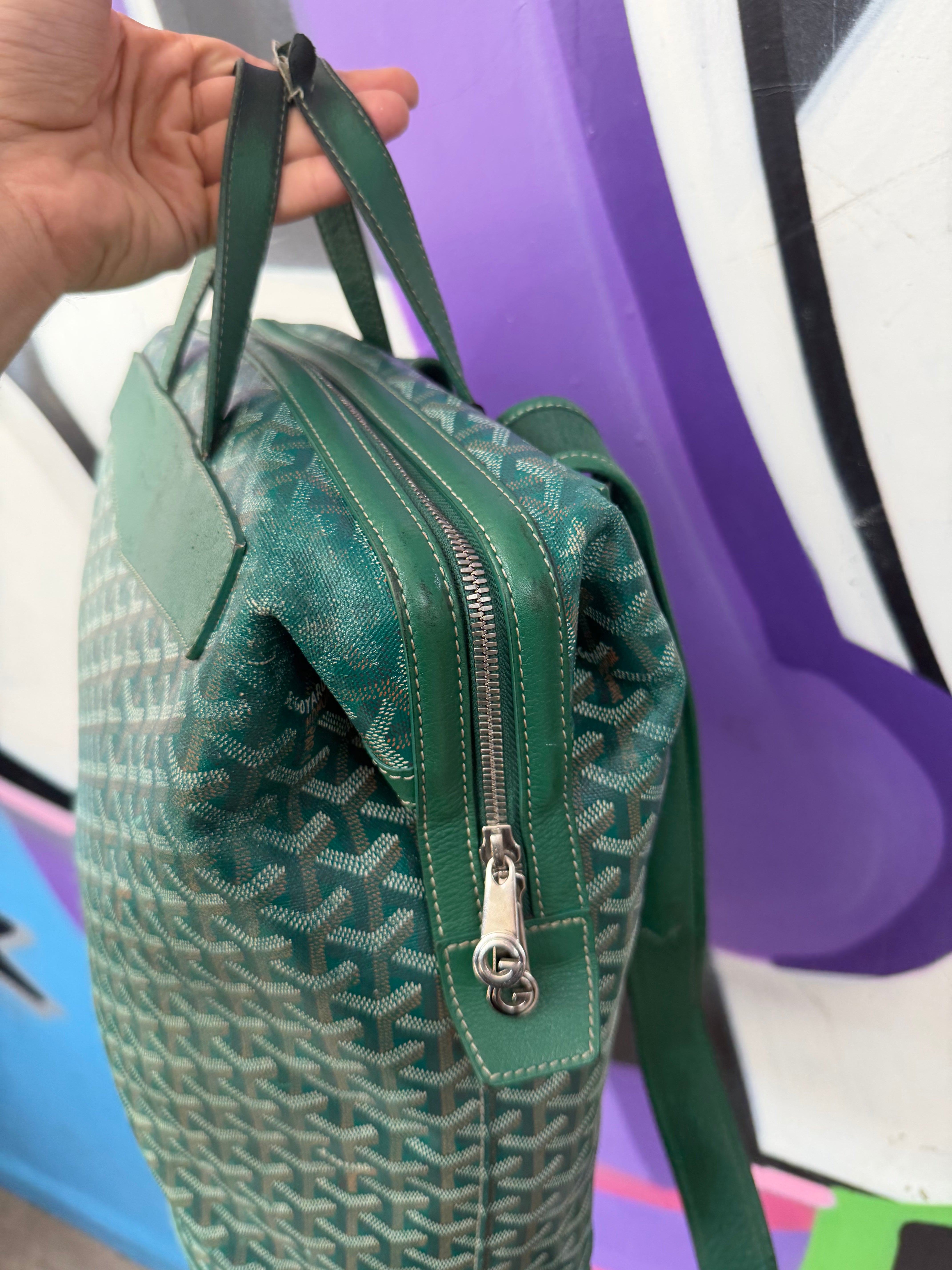 Goyard Green Cisalpin Backpack